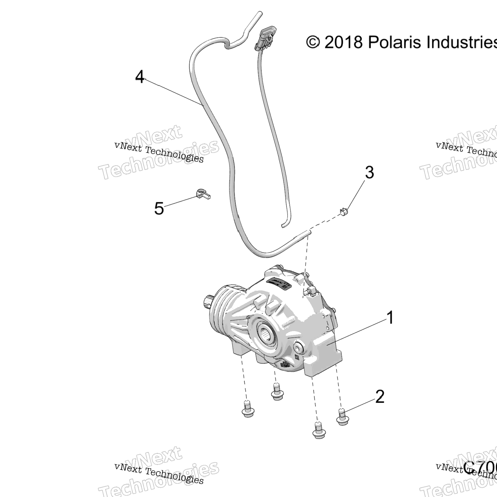 Drive Train, Front Gearcase