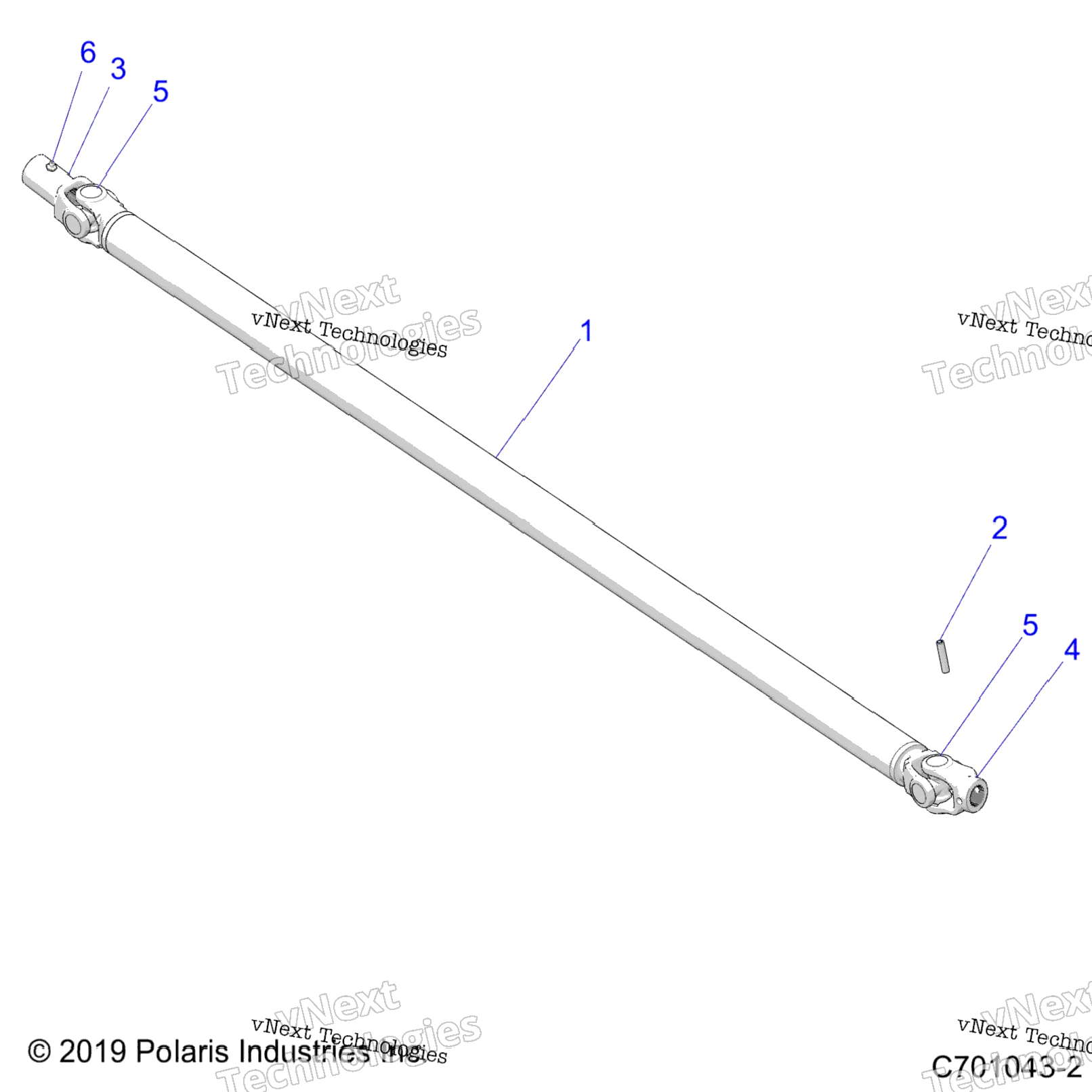 Drive Train, Front Prop Shaft