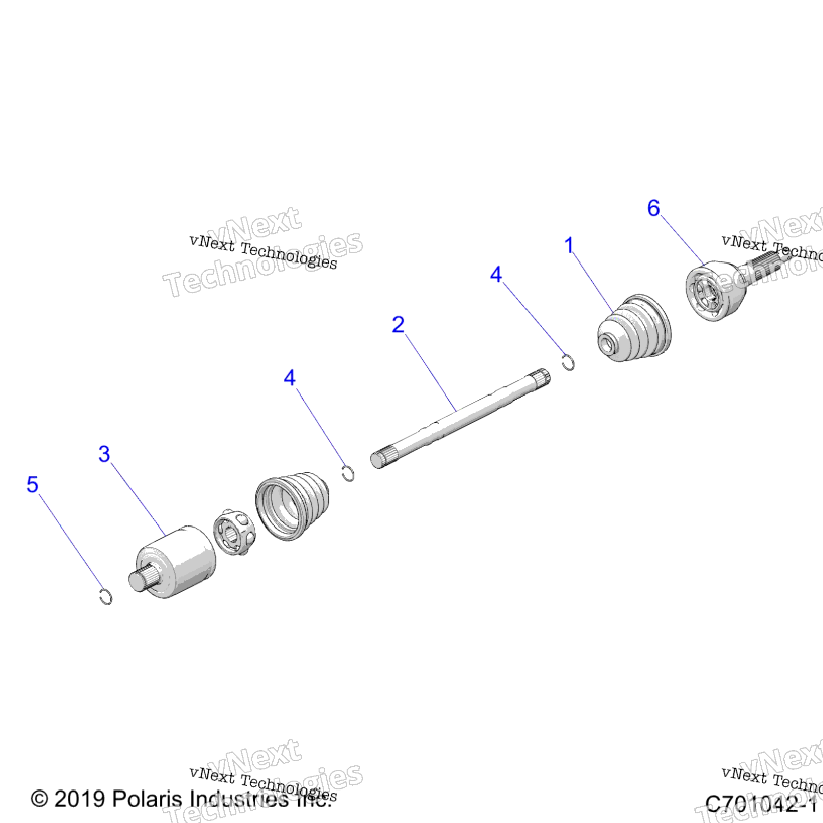 Drive Train, Half Shaft, Rear