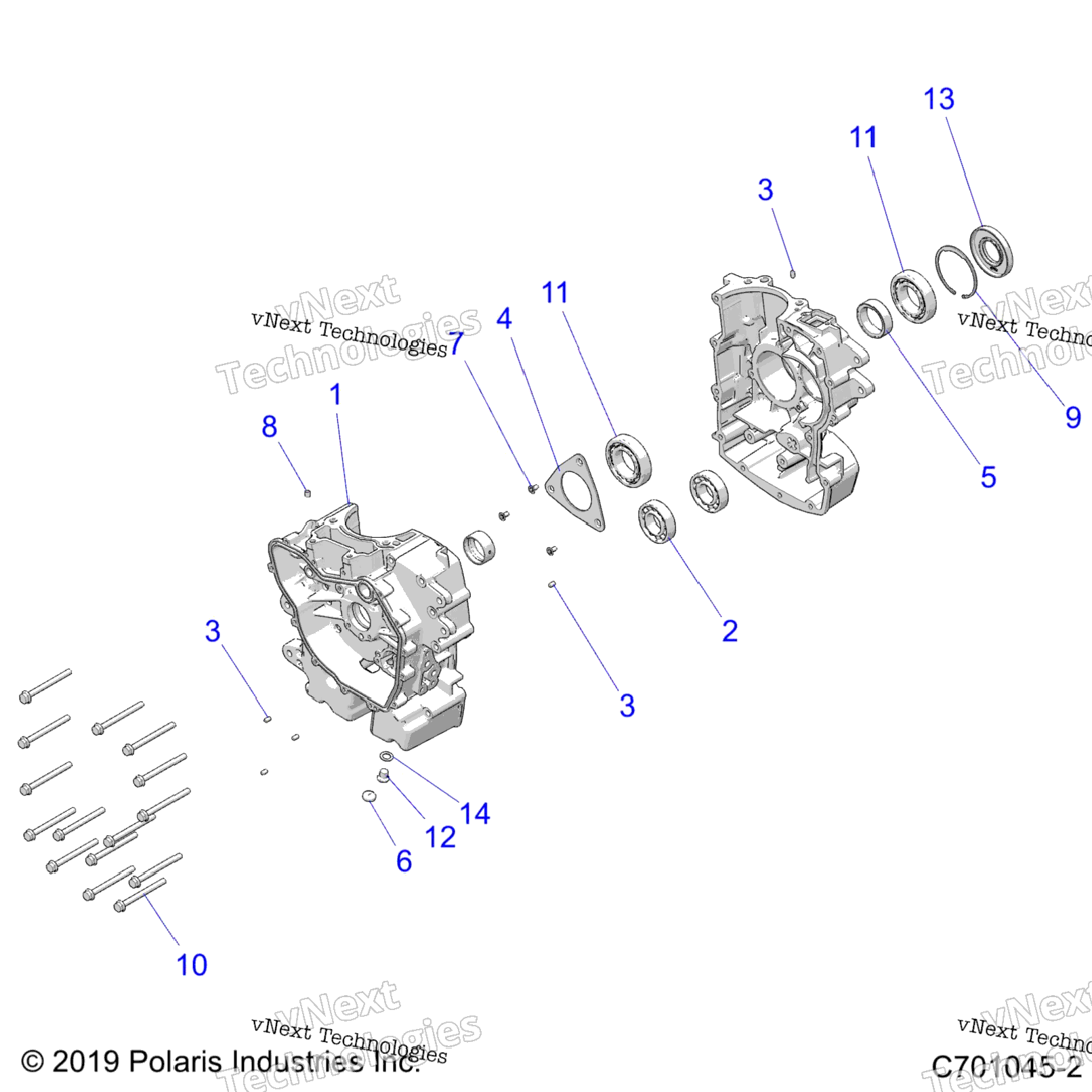 Engine, Crankcase