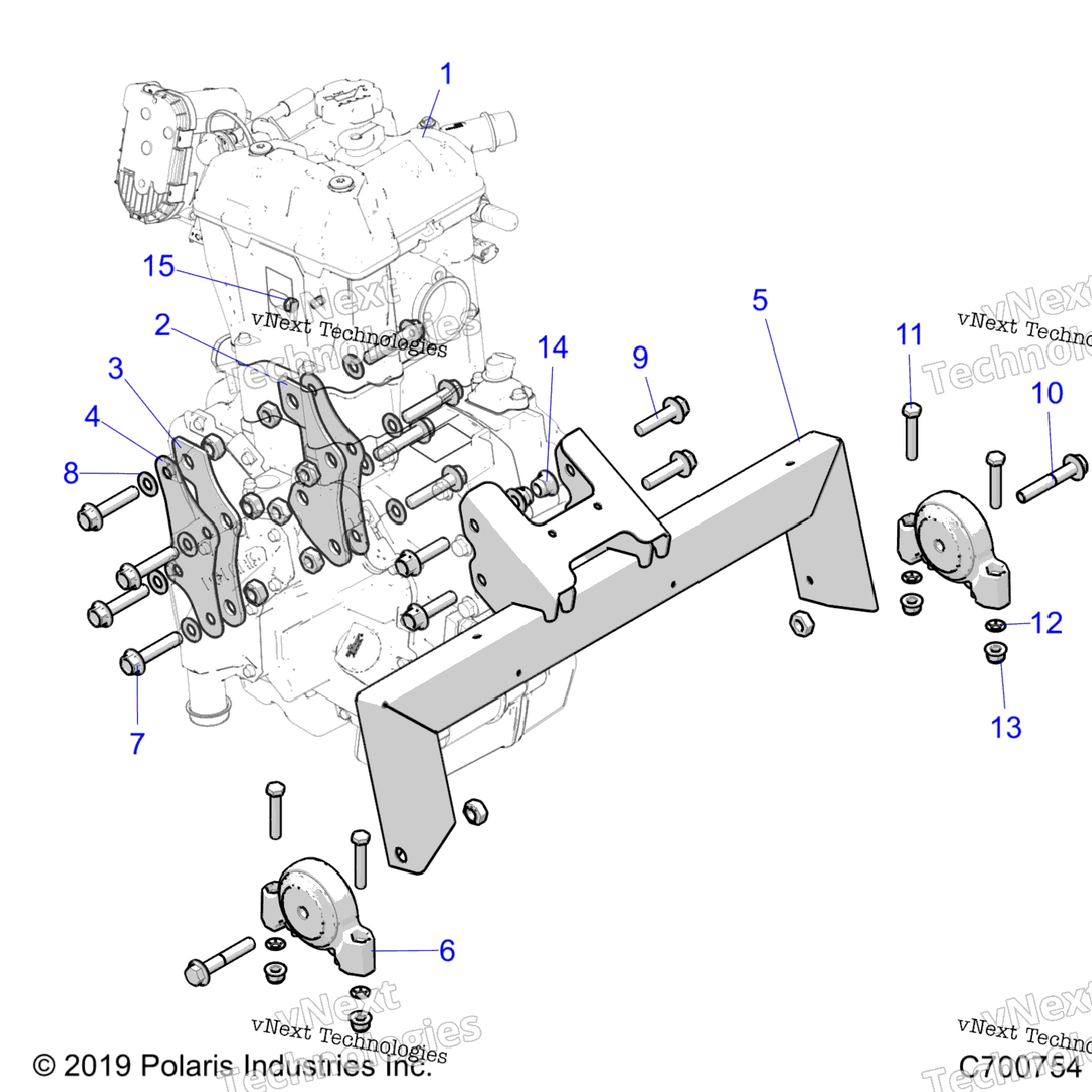 Engine, Engine Mounting