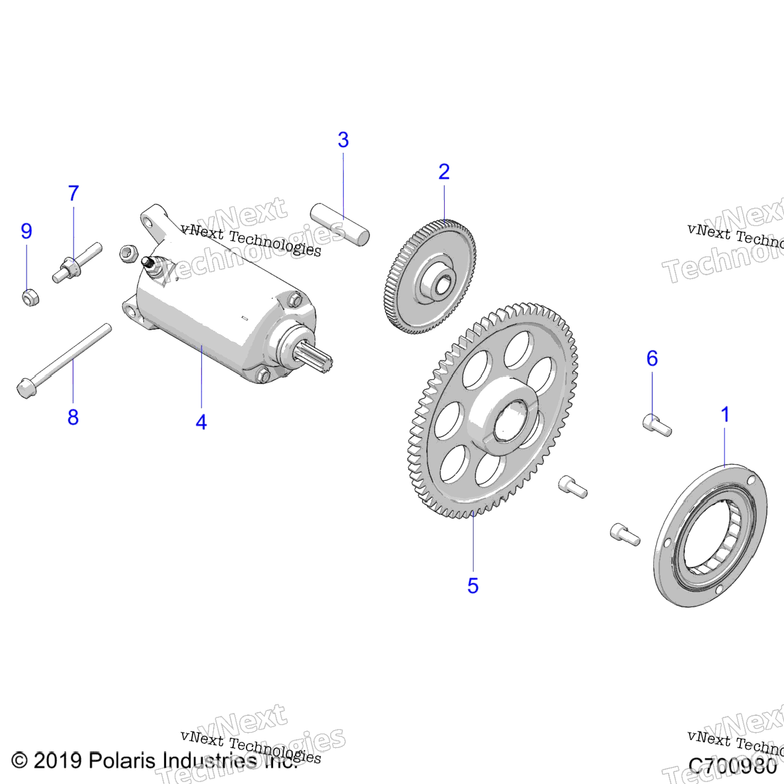 Engine, Starter Drive