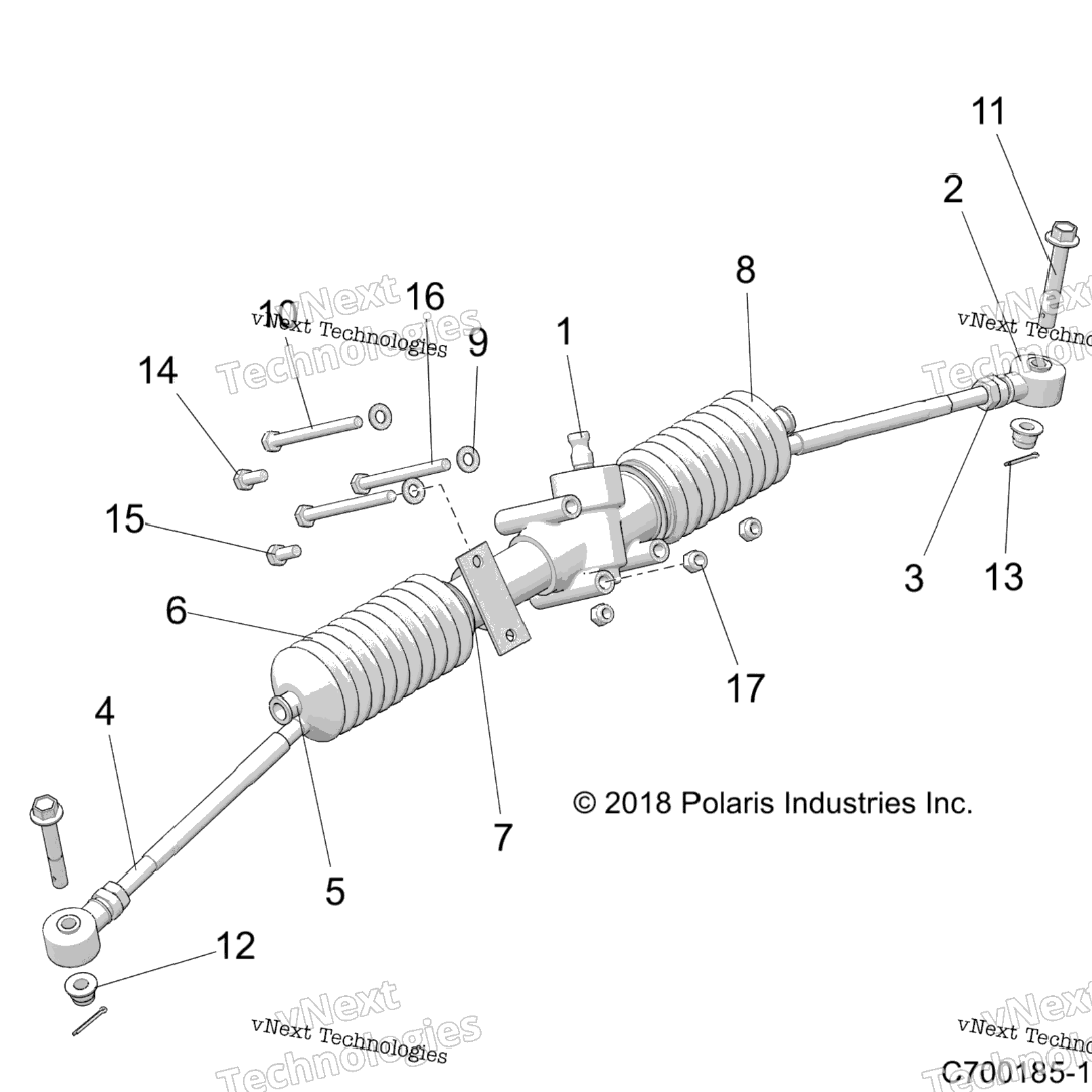 Steering, Gearbox Asm