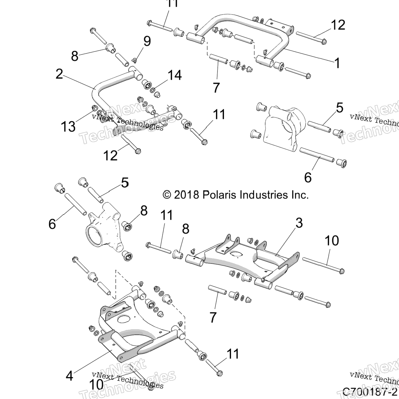 Suspension, Rear Control Arms