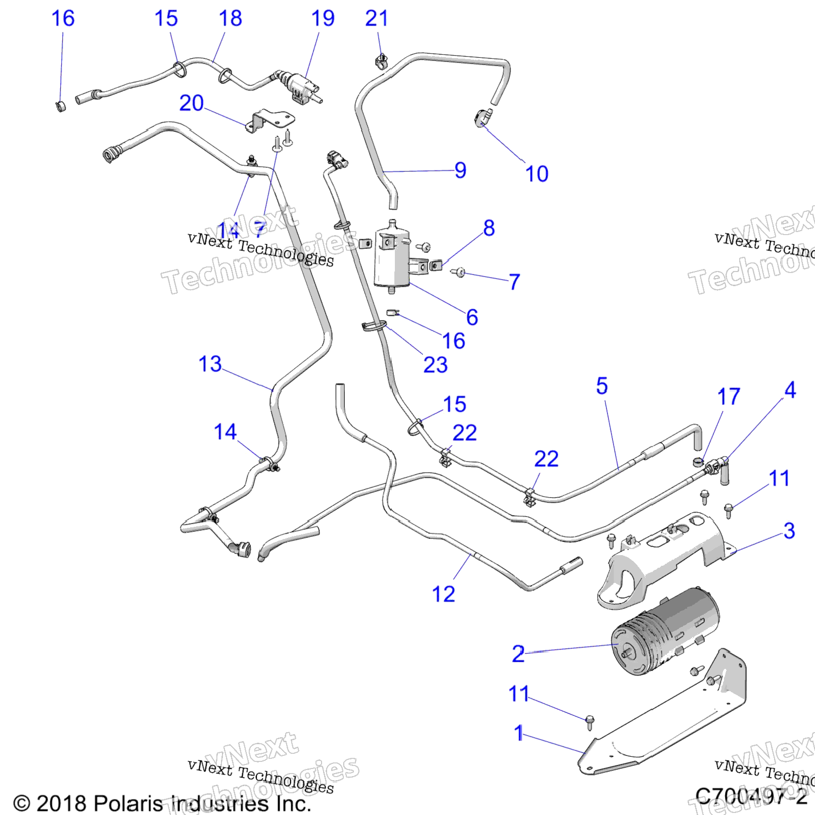 Fuel System, Lines, Evap Z22ase99b5