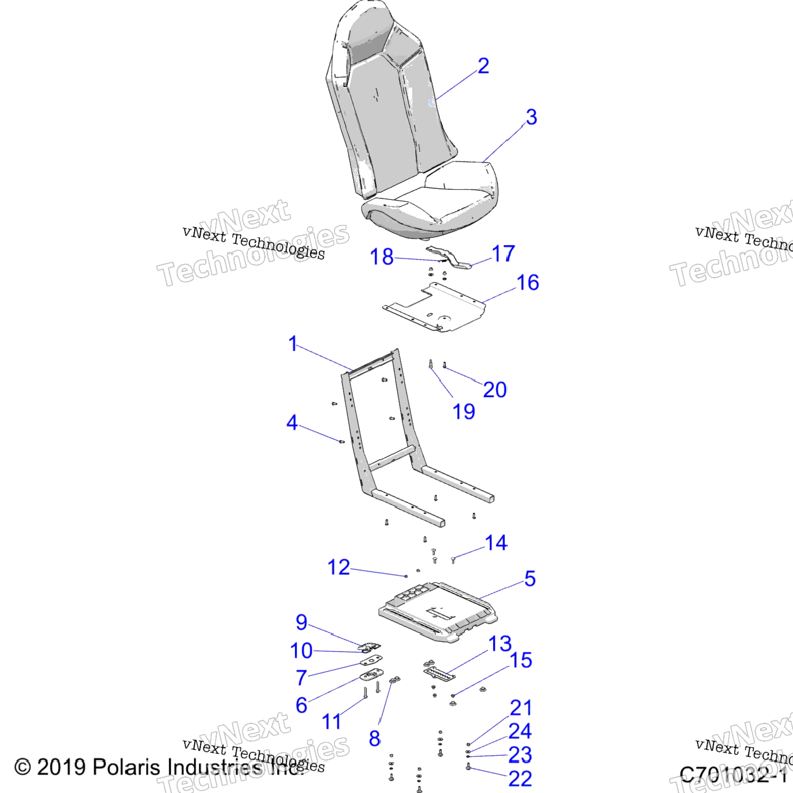 Body, Seat Asm. And Slider