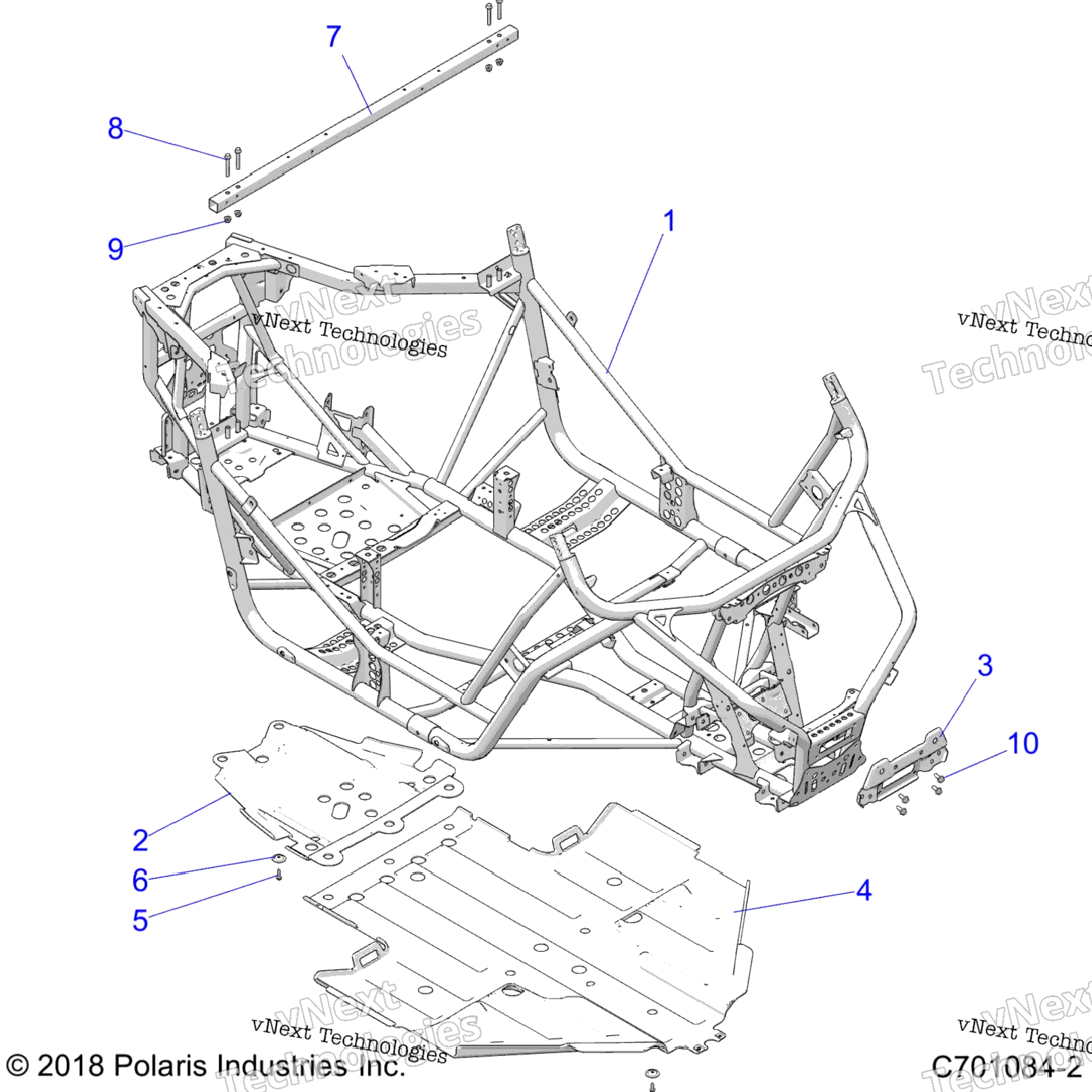 Chassis, Main Frame And Skid Plate