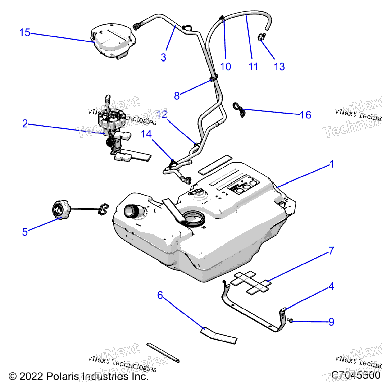 Fuel System, Tank