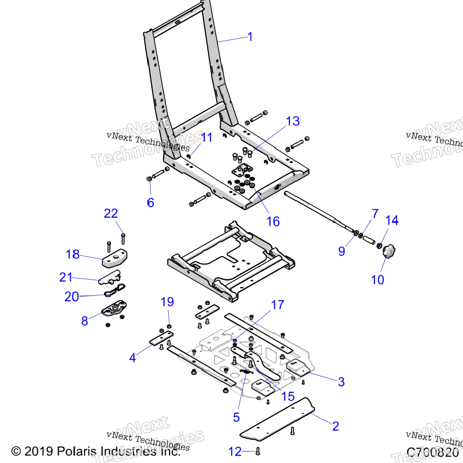 Body, Seat Base, Adjuster Z22ass99c5C4