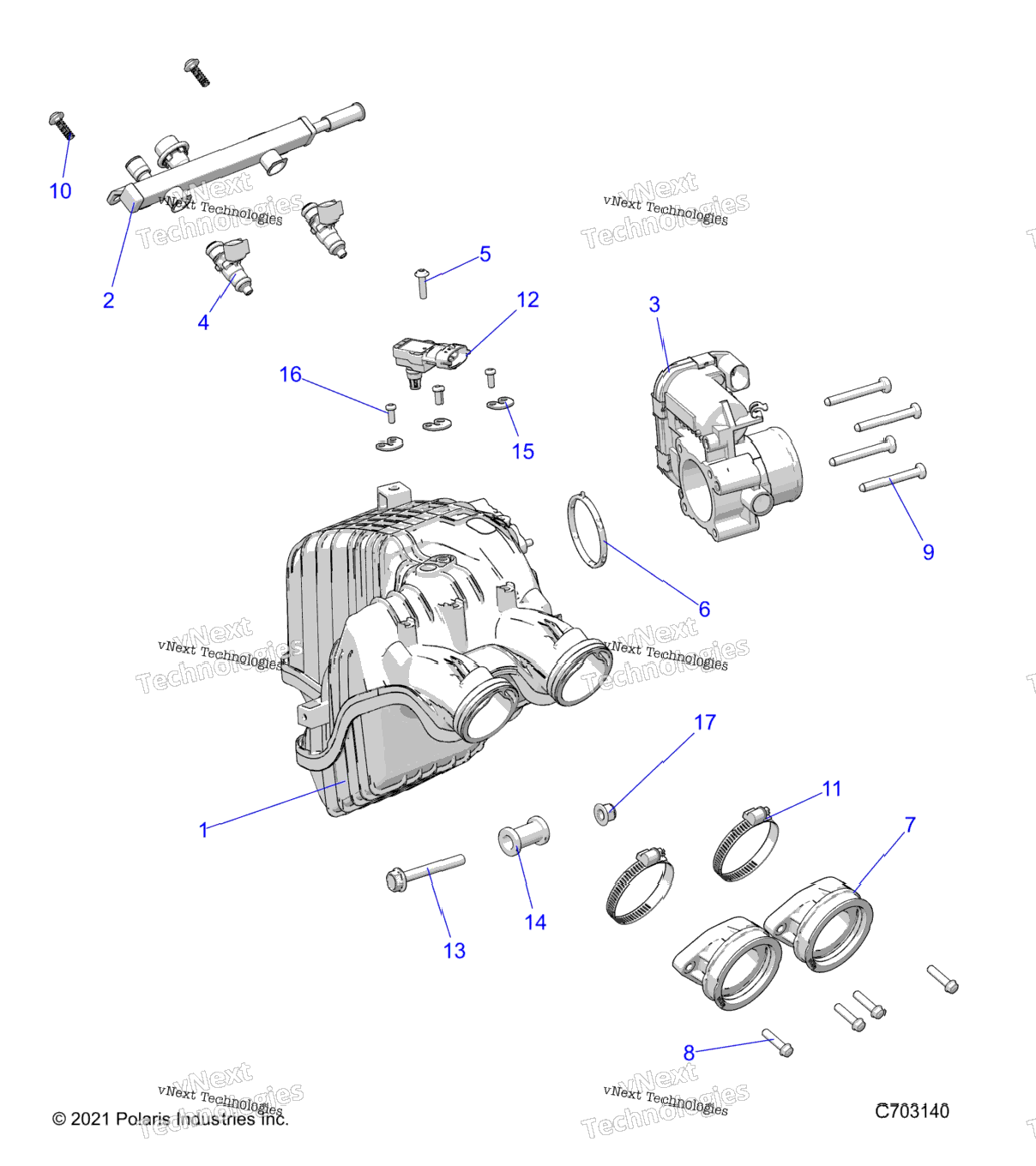 Engine, Intake & Throttle Body