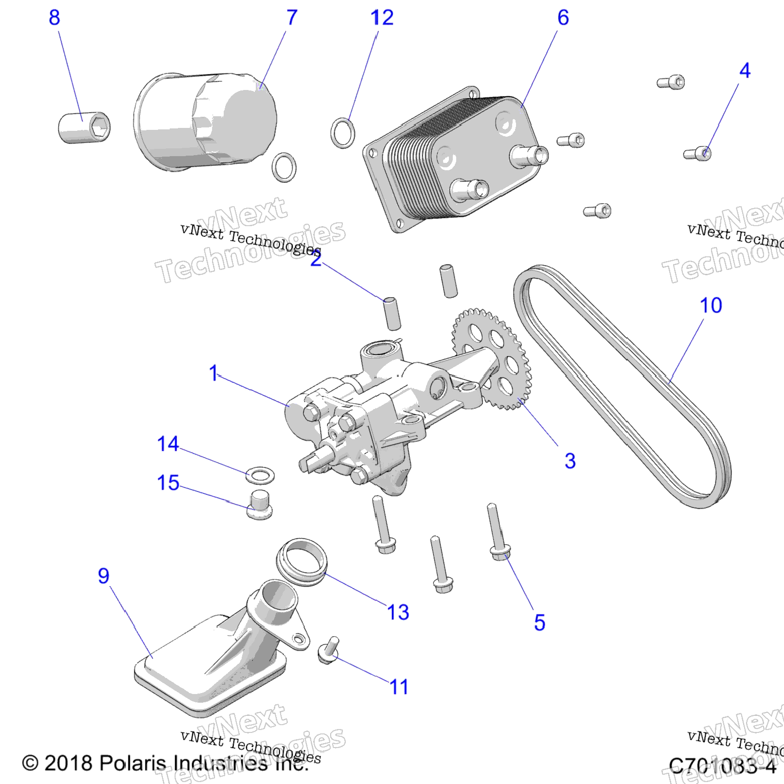 Engine, Oil Pump & Oil Cooler