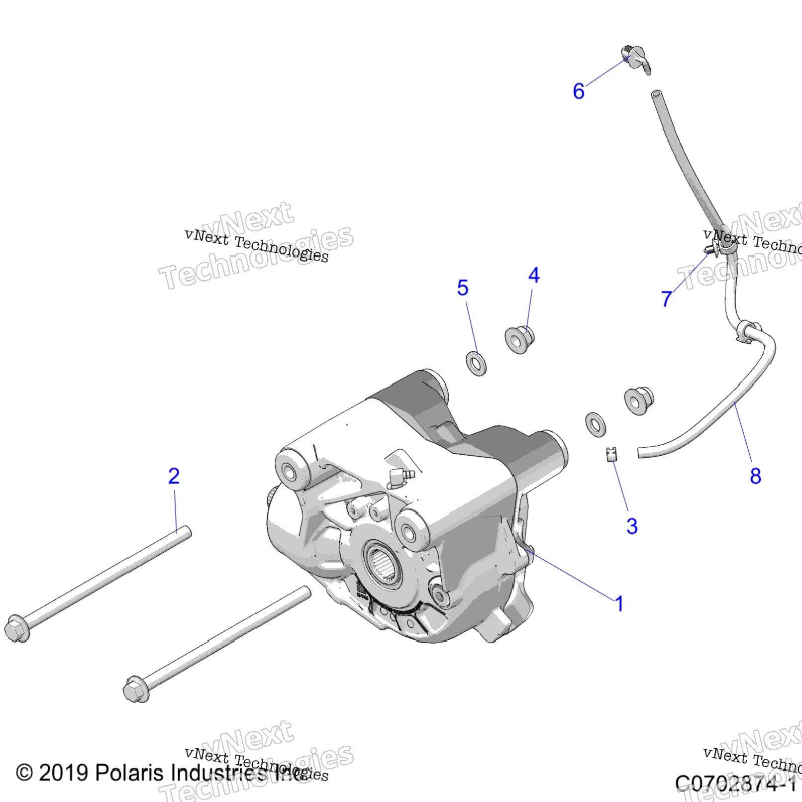 Drive Train, Front Gearcase Mounting