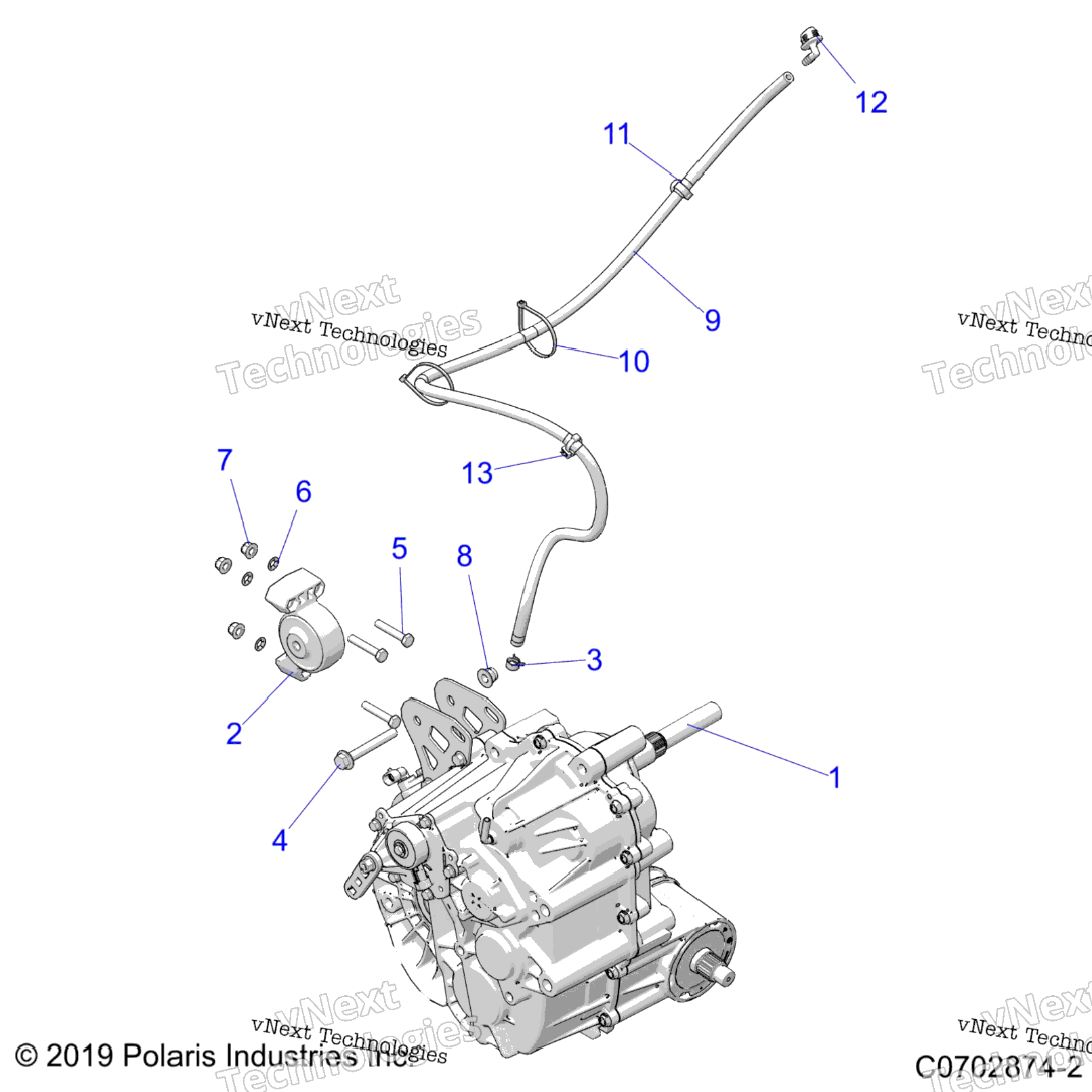 Drive Train, Main Gearcase Mounting