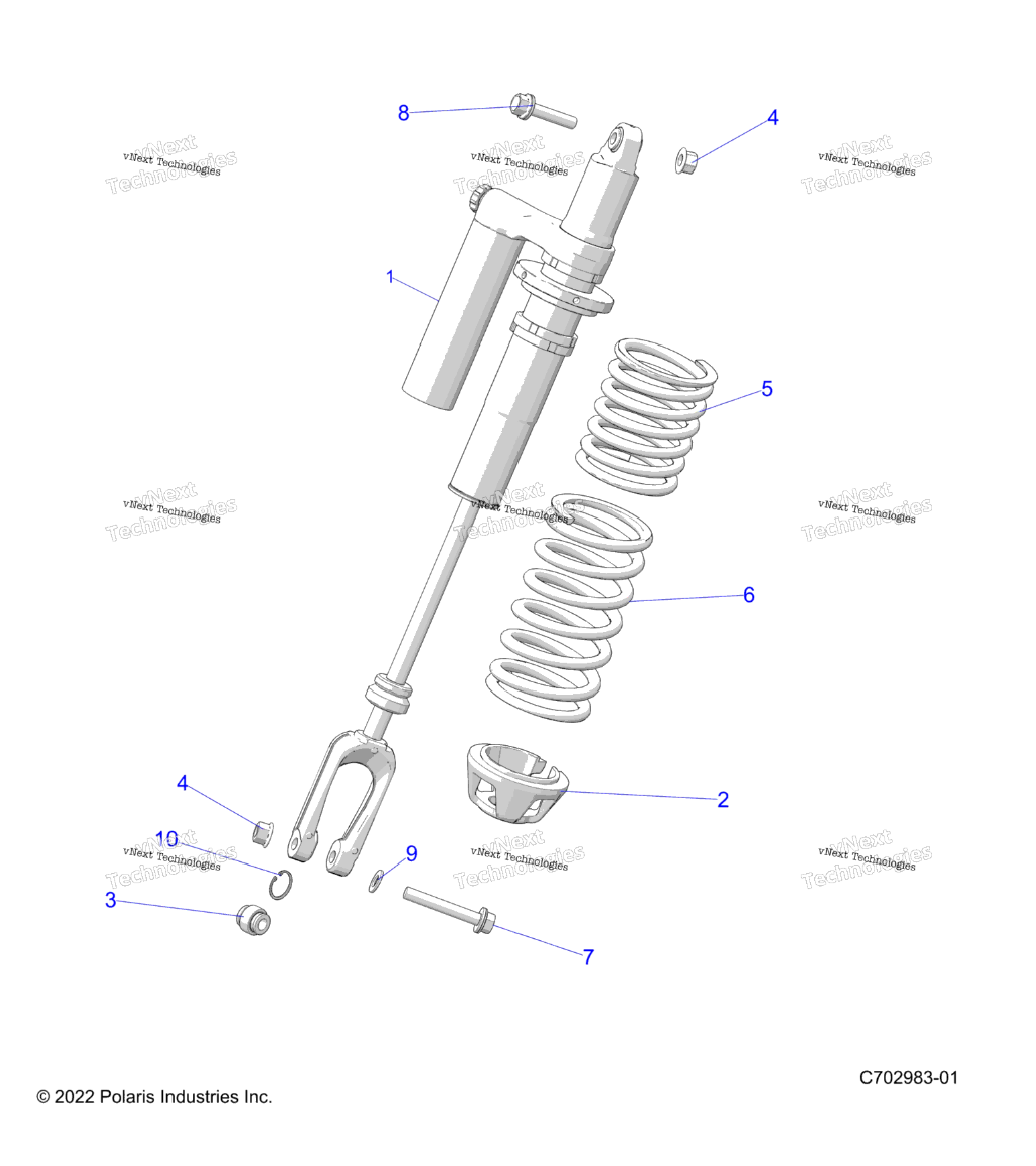 Suspension, Front Shock Mounting, StandardPremium