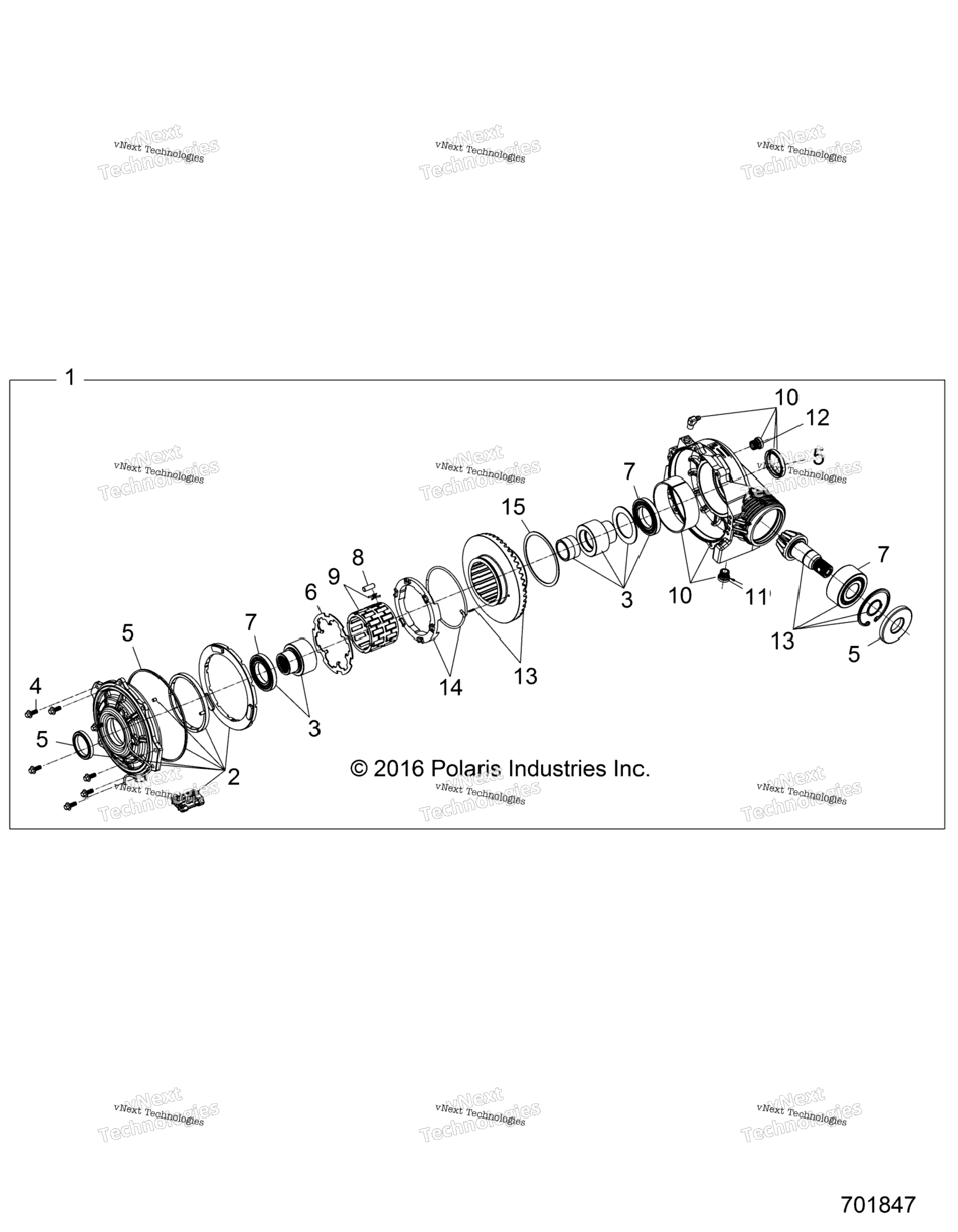 Drive Train, Front Gearcase