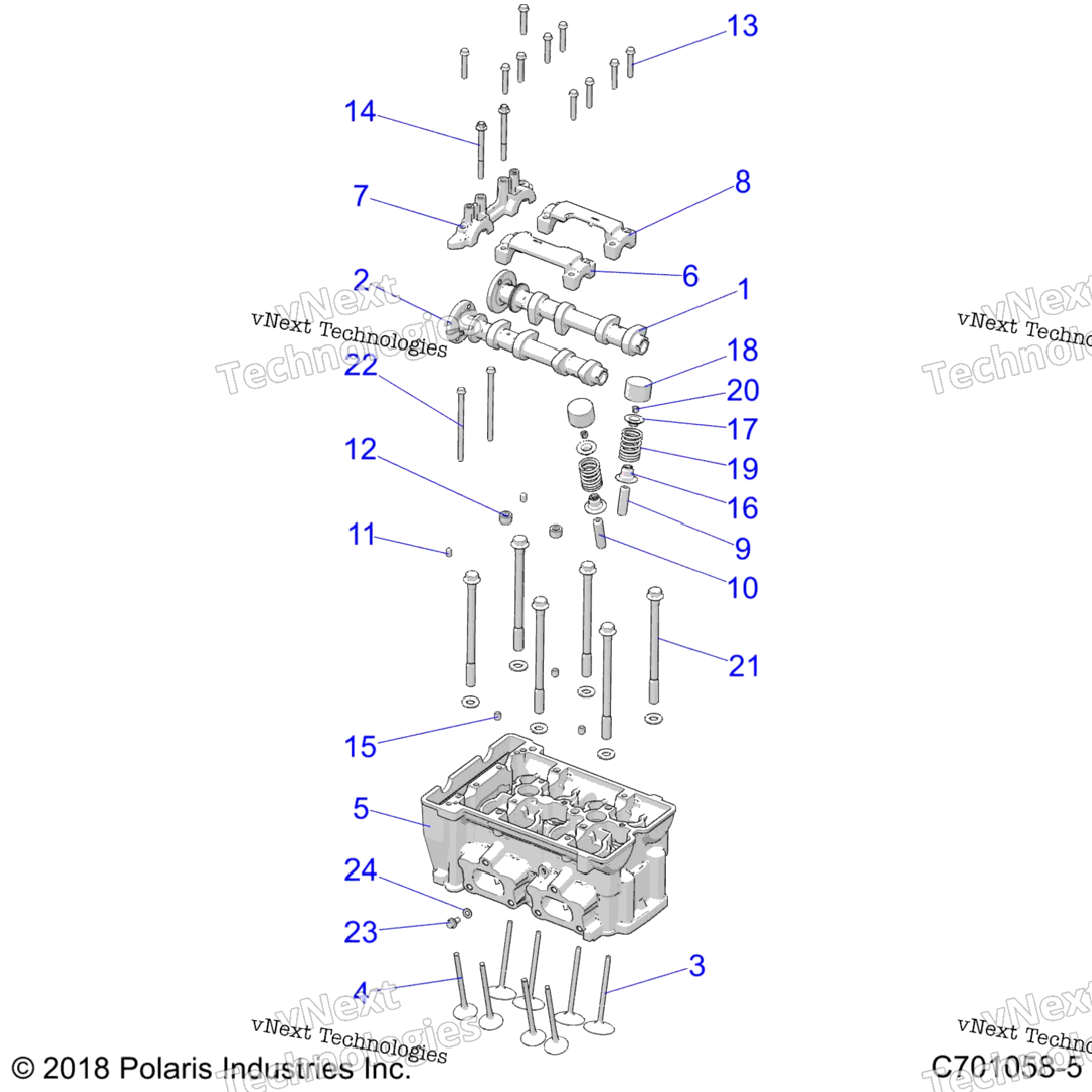 Engine, Cylinder Head And Valves