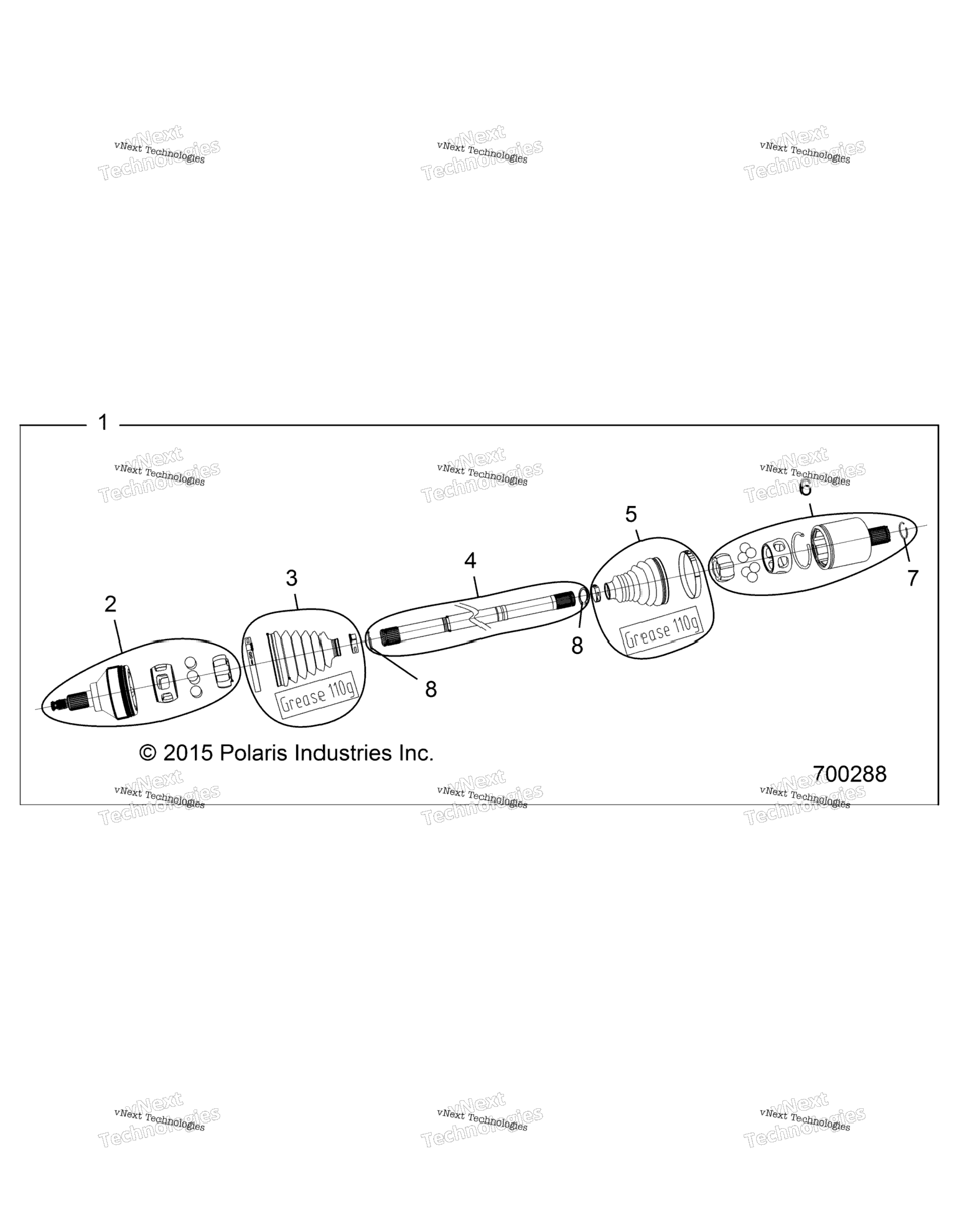 Drive Train, Rear Half Shaft