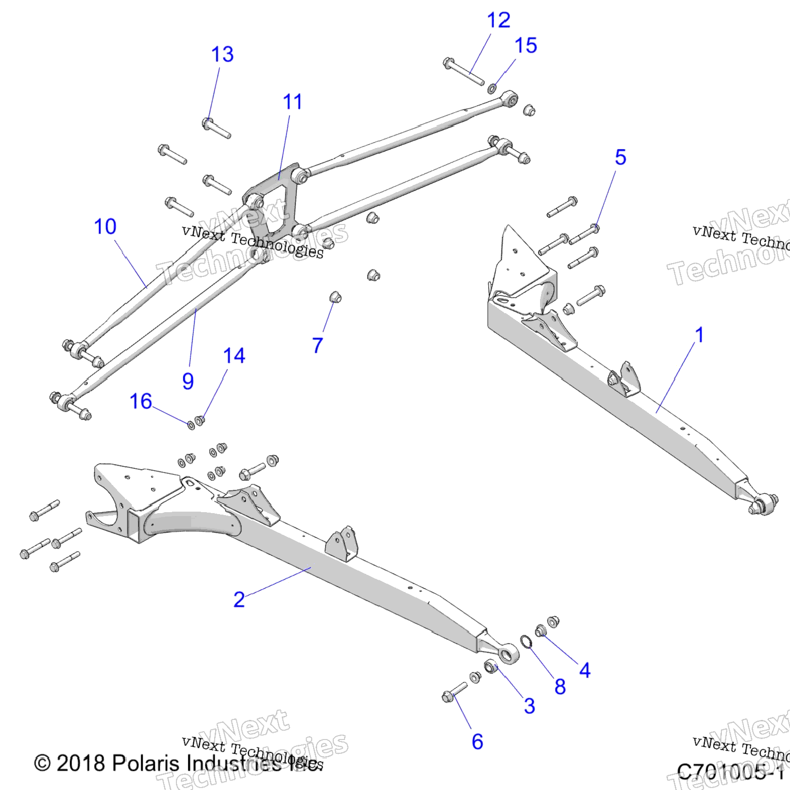 Suspension, Rear Control Arms