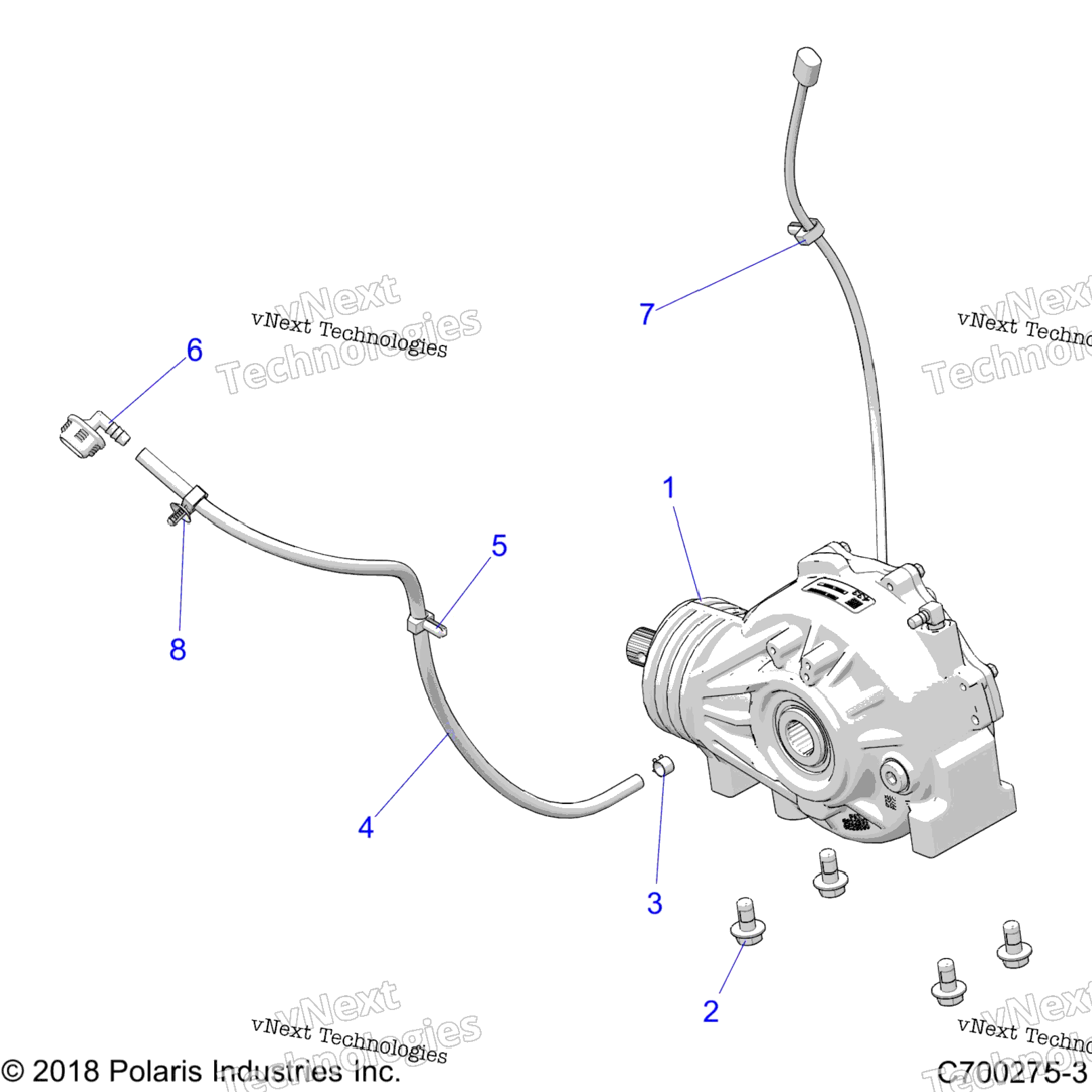 Drive Train, Front Gearcase Mounting