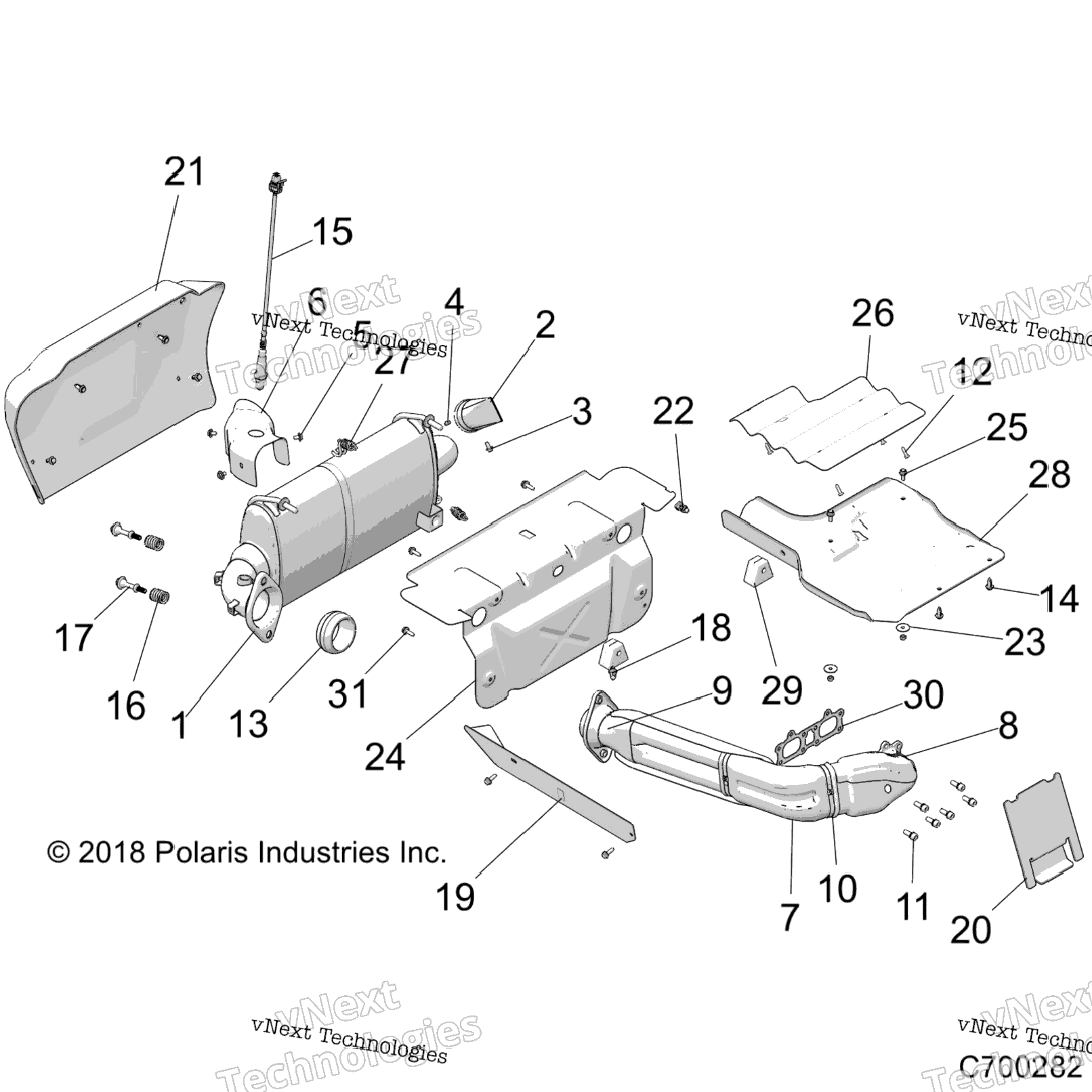 Engine, Exhaust System