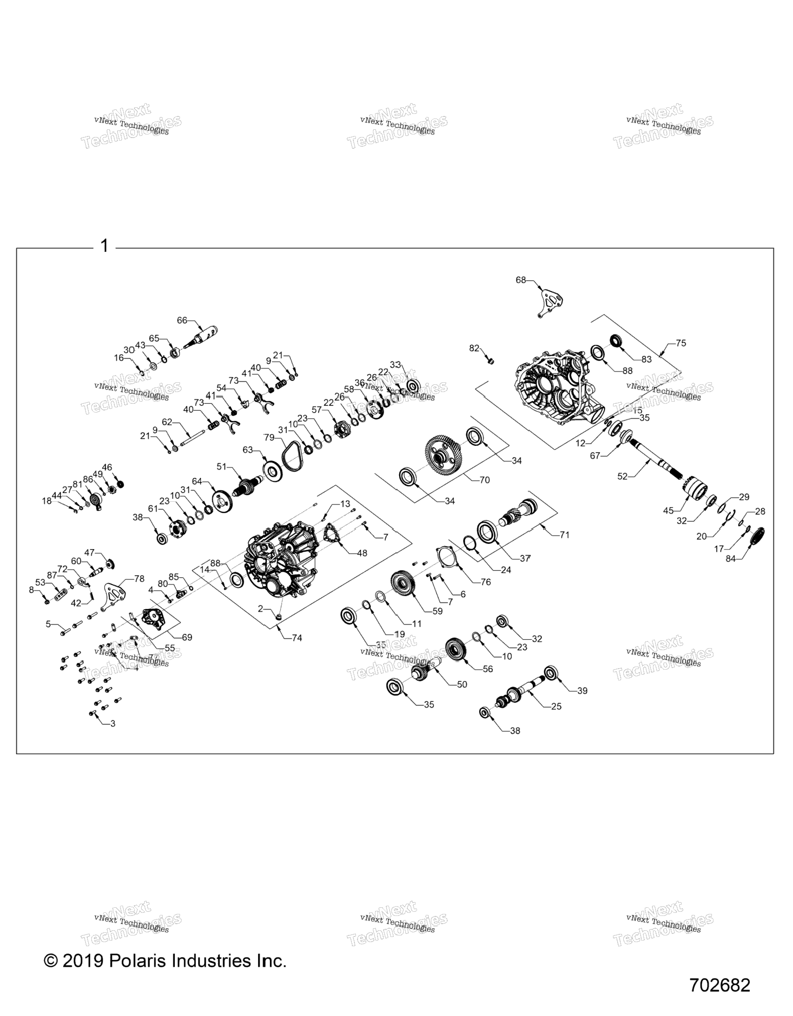 Drive Train, Main Gearcase Internals Z22nae99nk