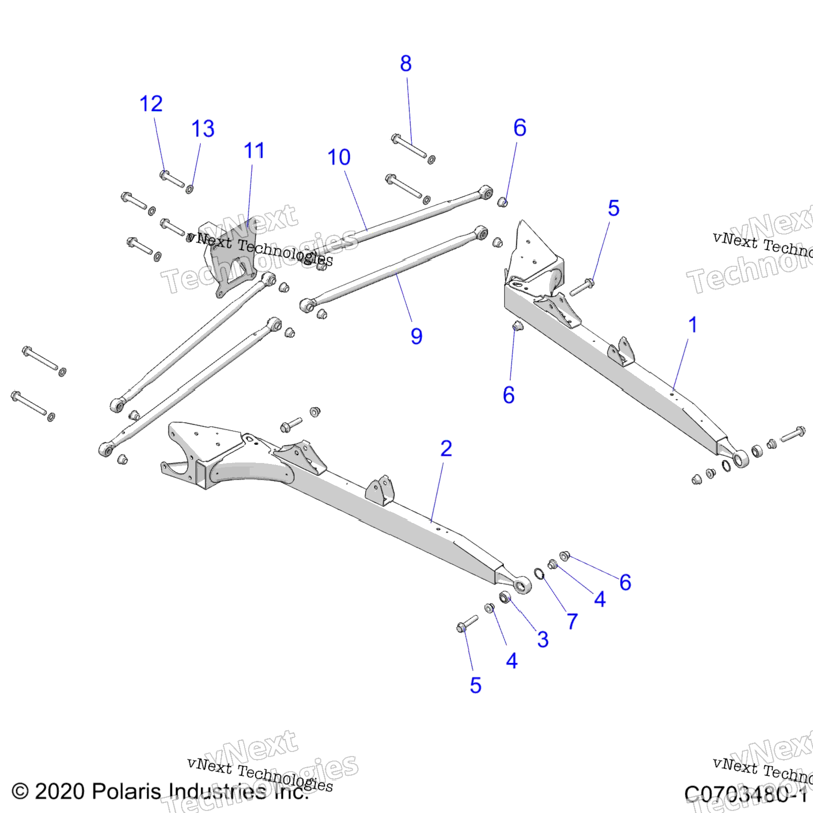 Suspension, Rear Control Arms