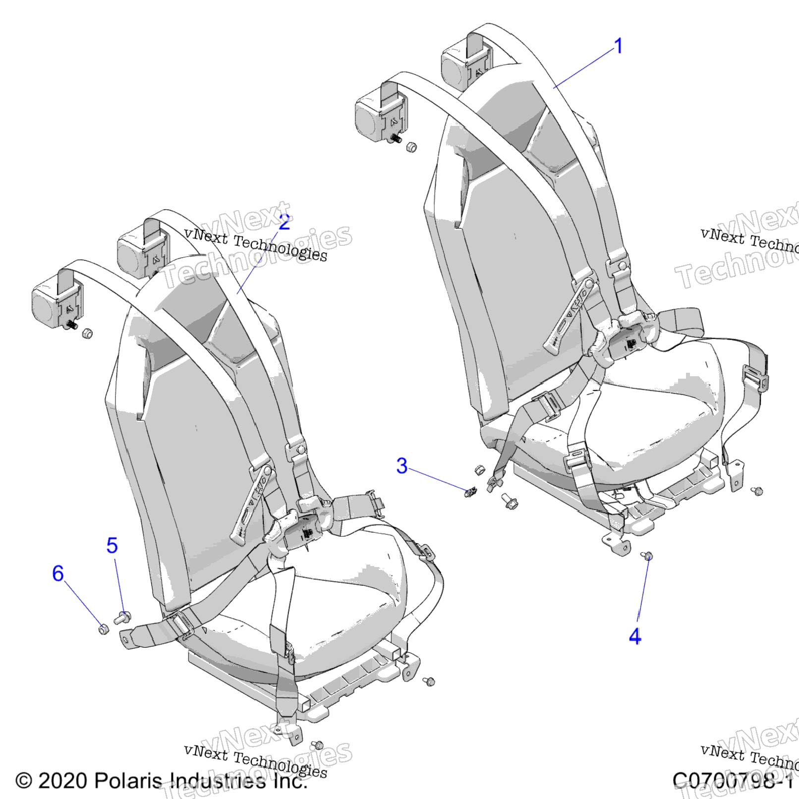 Body, Seat Belt Mounting