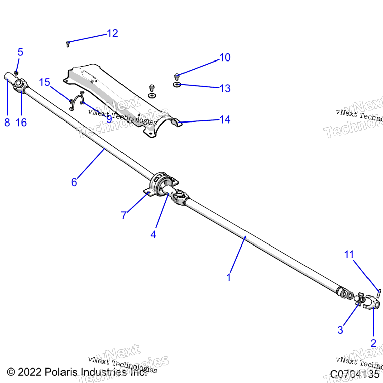 Drive Train, Prop Shaft