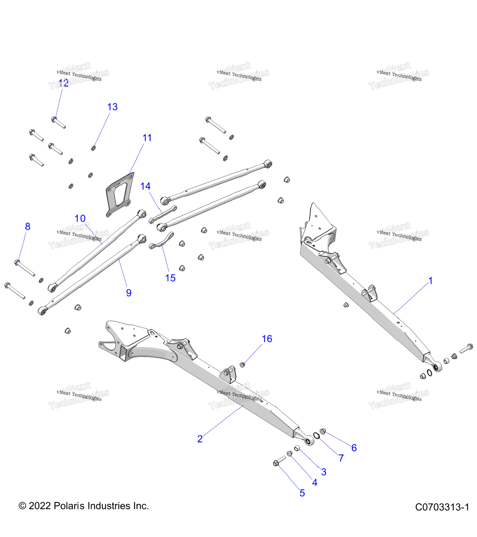 Suspension, Rear Control Arms