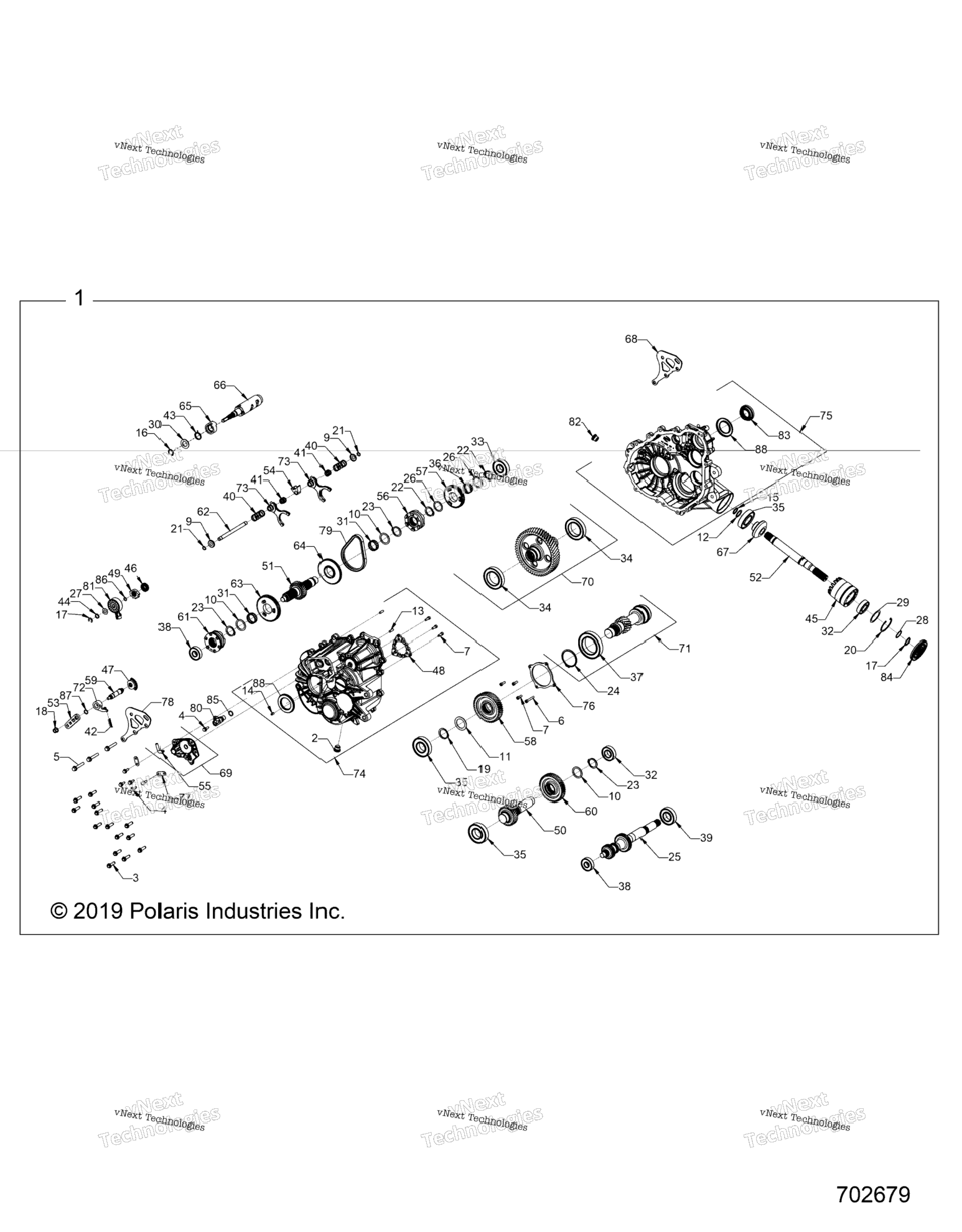 Drive Train, Main Gearcase Internals