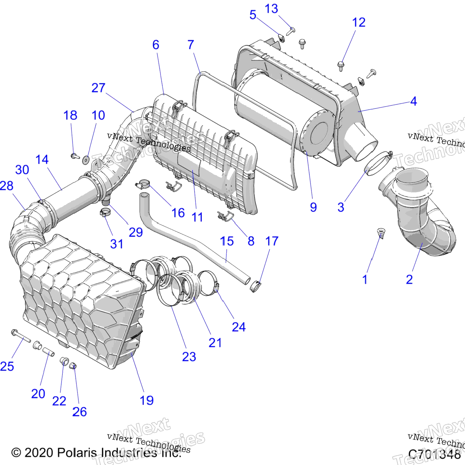 Engine, Air Intake System