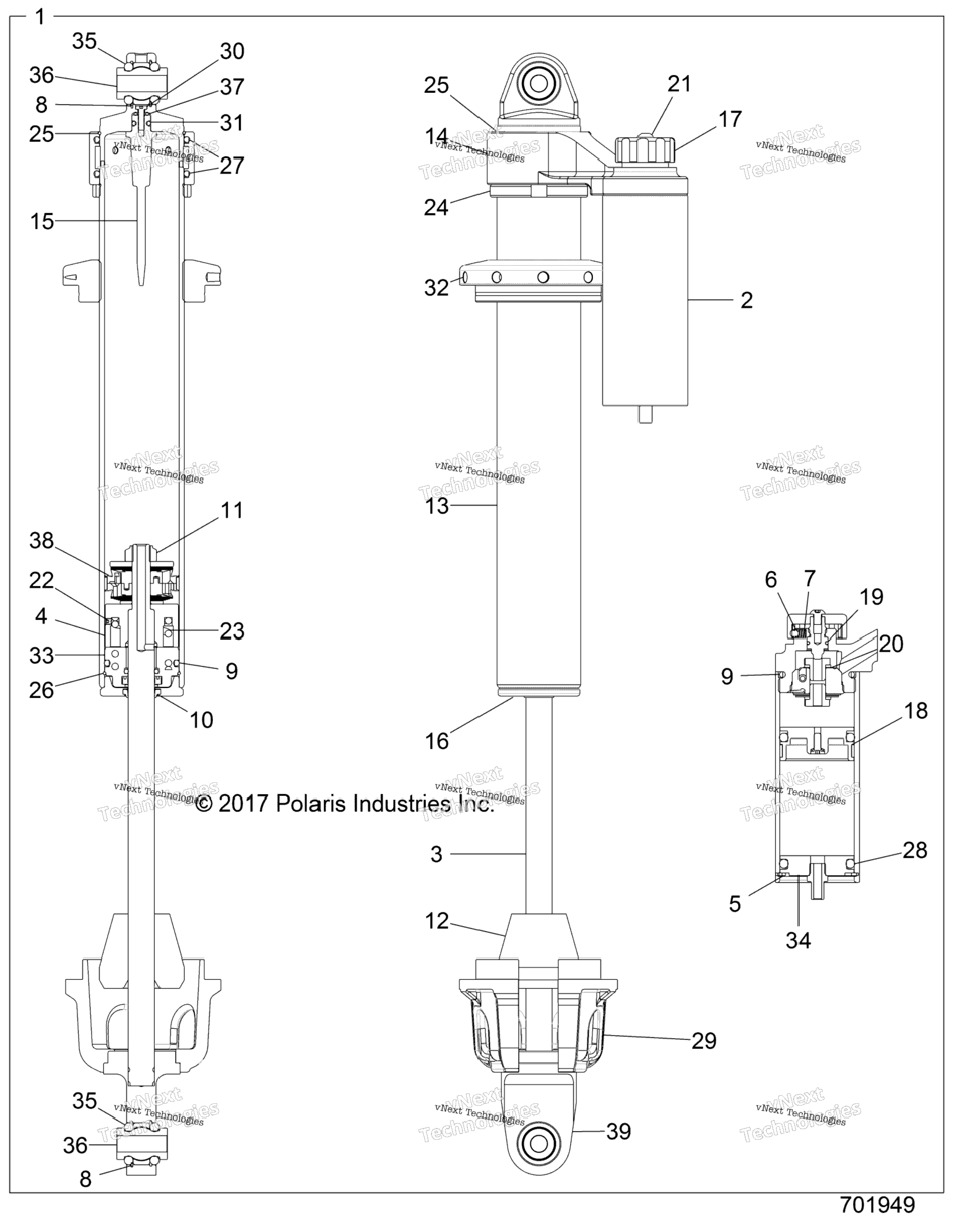 Suspension, Front Shock Internals