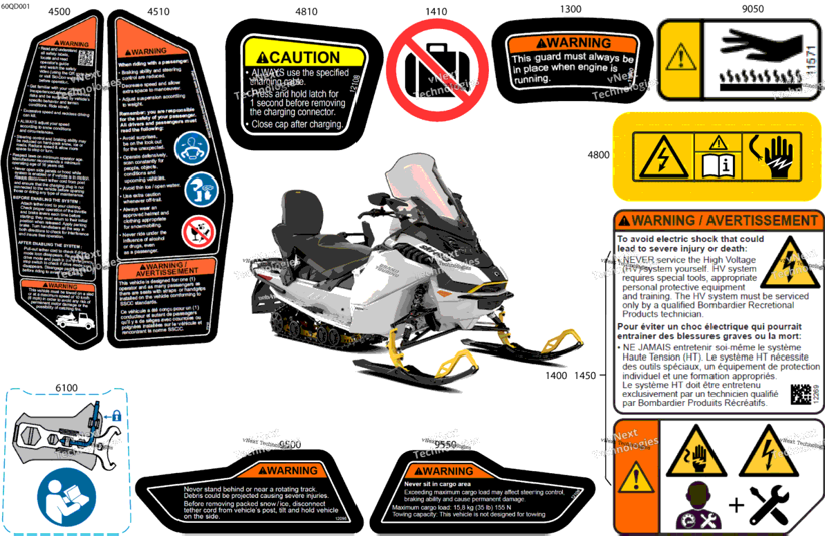 Body - Warning Decals