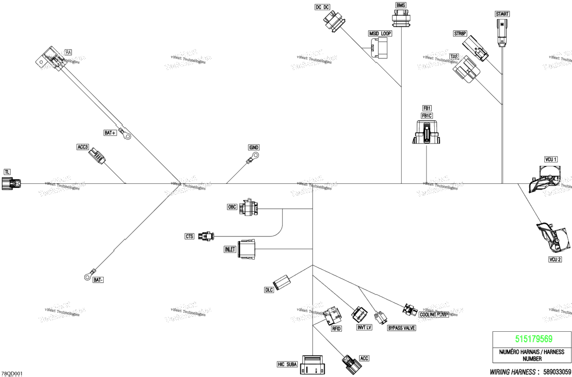 Electric - Main Harness - 515179569