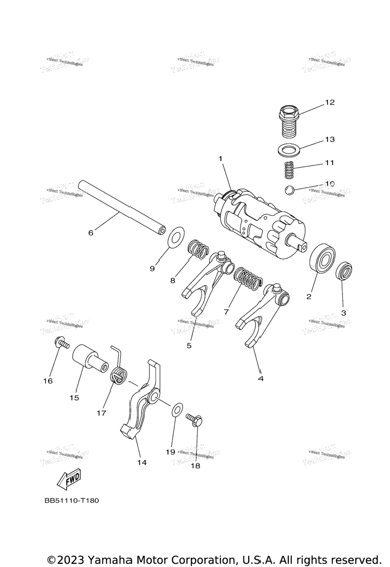 Shift Cam & Fork