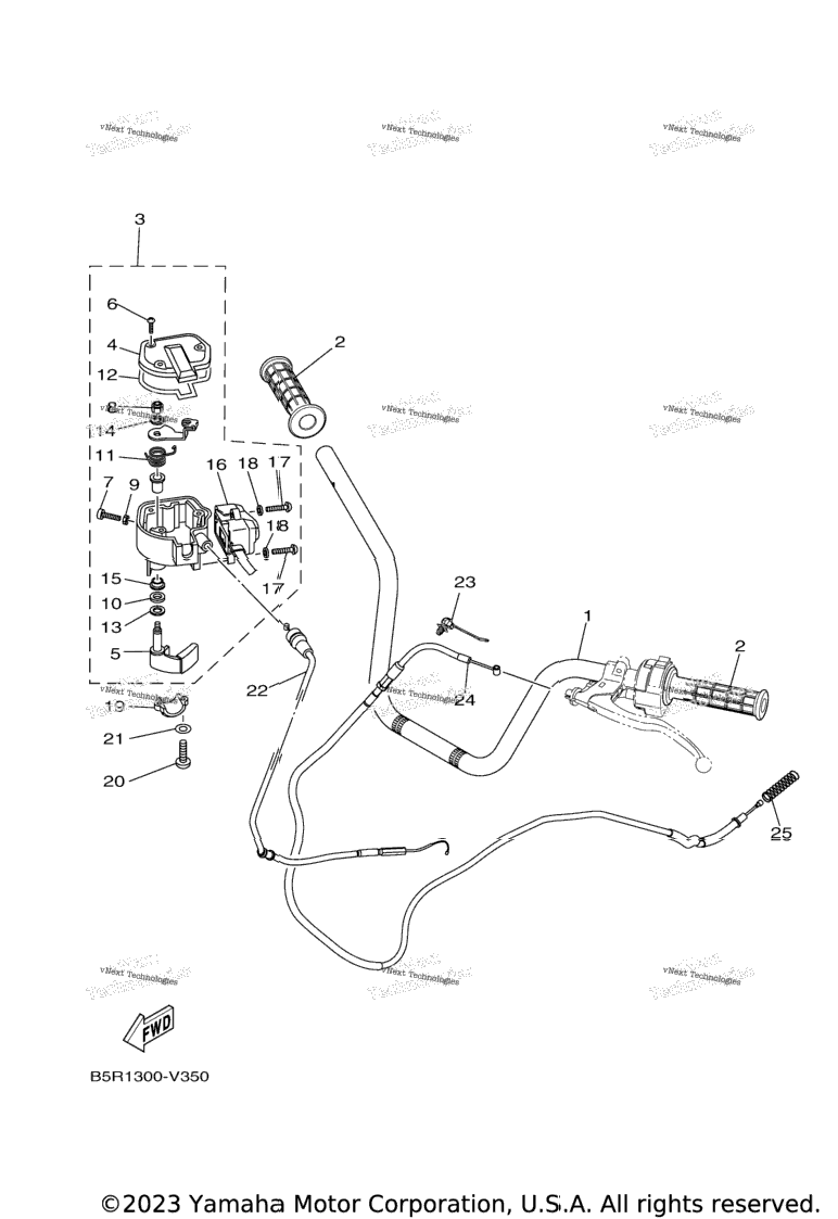 Steering Handle & Cable