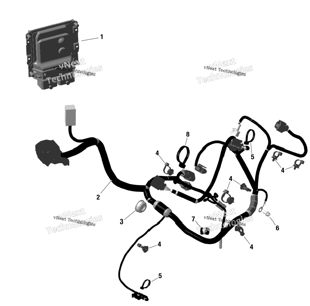 Rotax - Engine Harness And Electronic Module