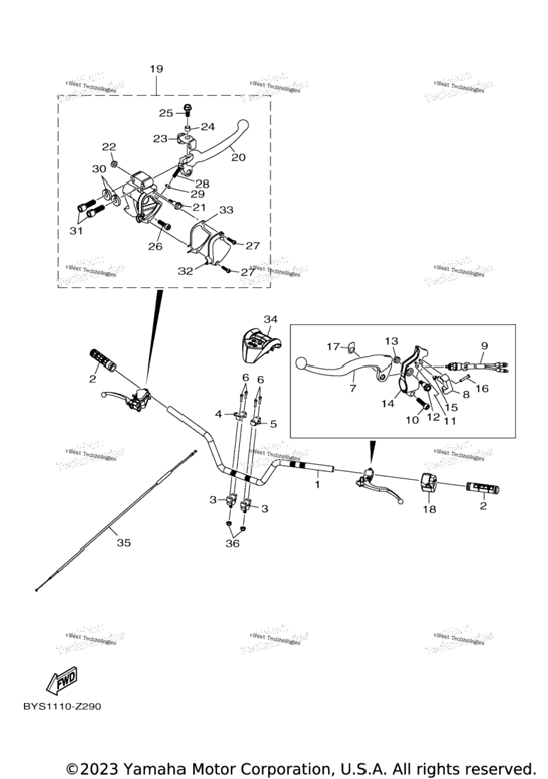 Steering Handle & Cable