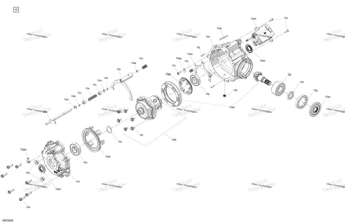 Drive - Front - Differential Parts