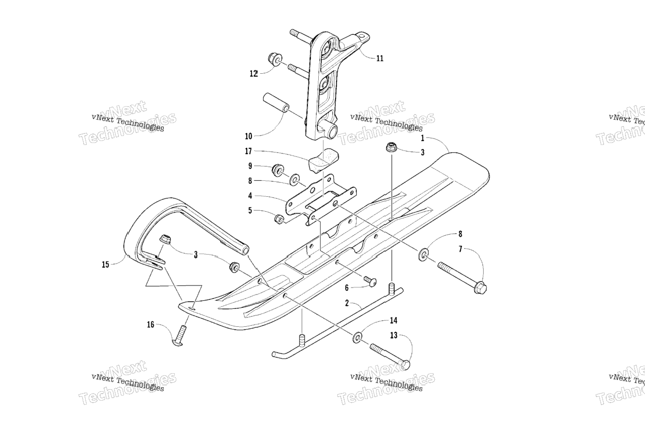 Front Suspension Ski