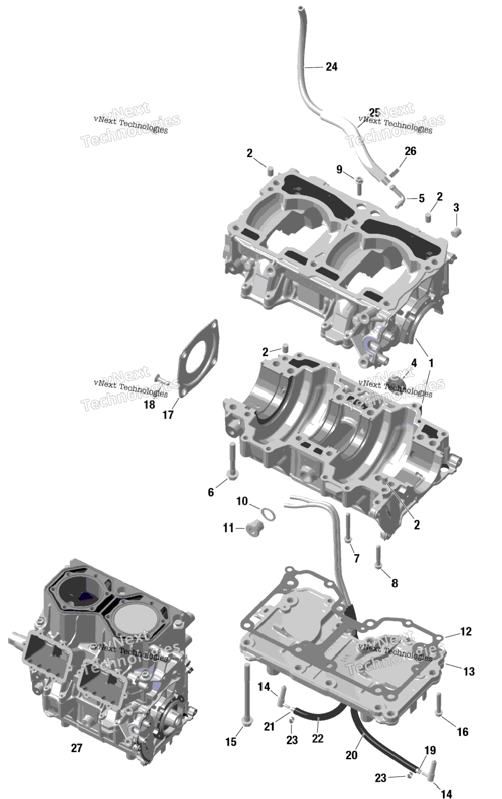 Rotax - Crankcase