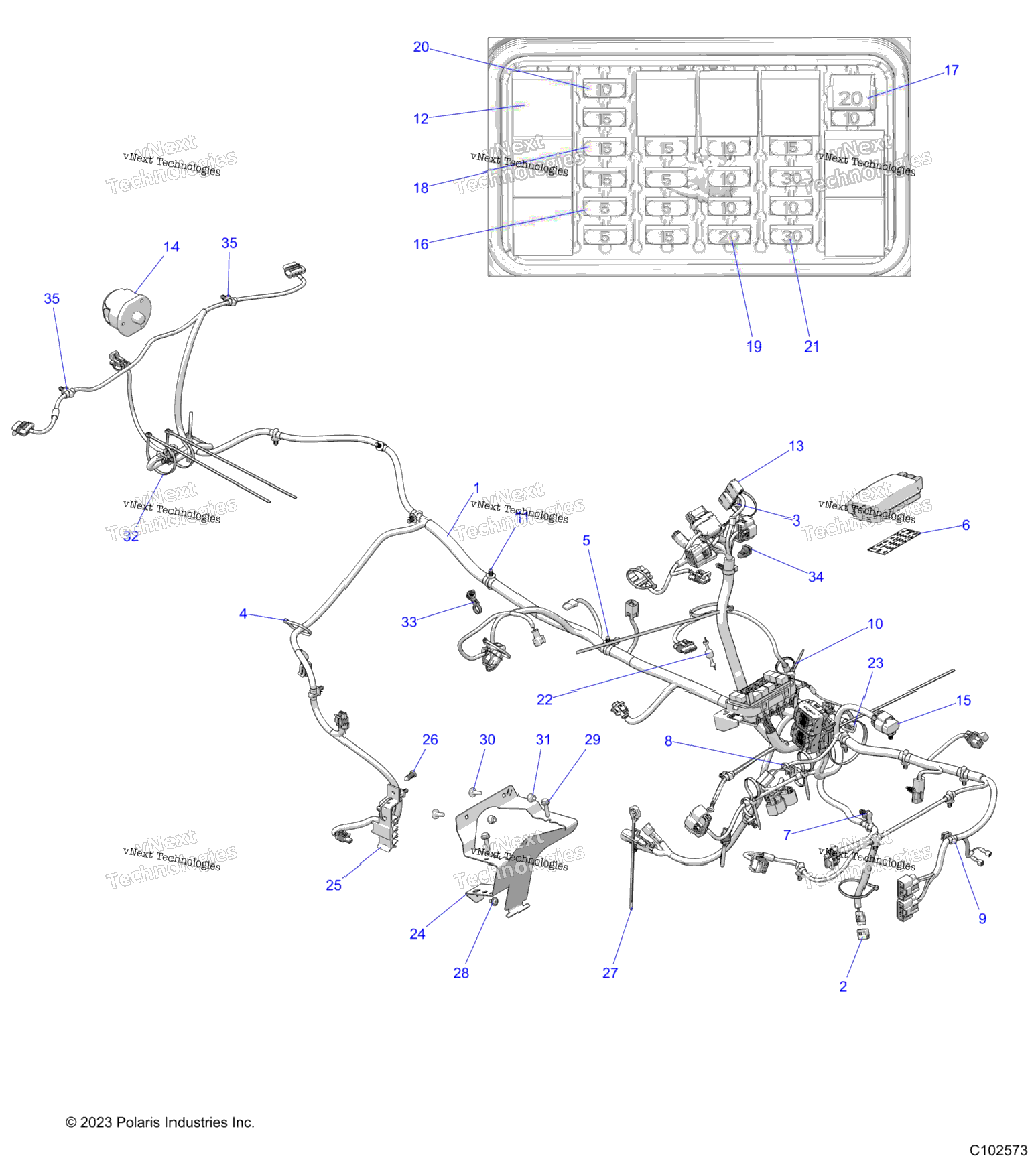 Electrical, Main Wire Harness