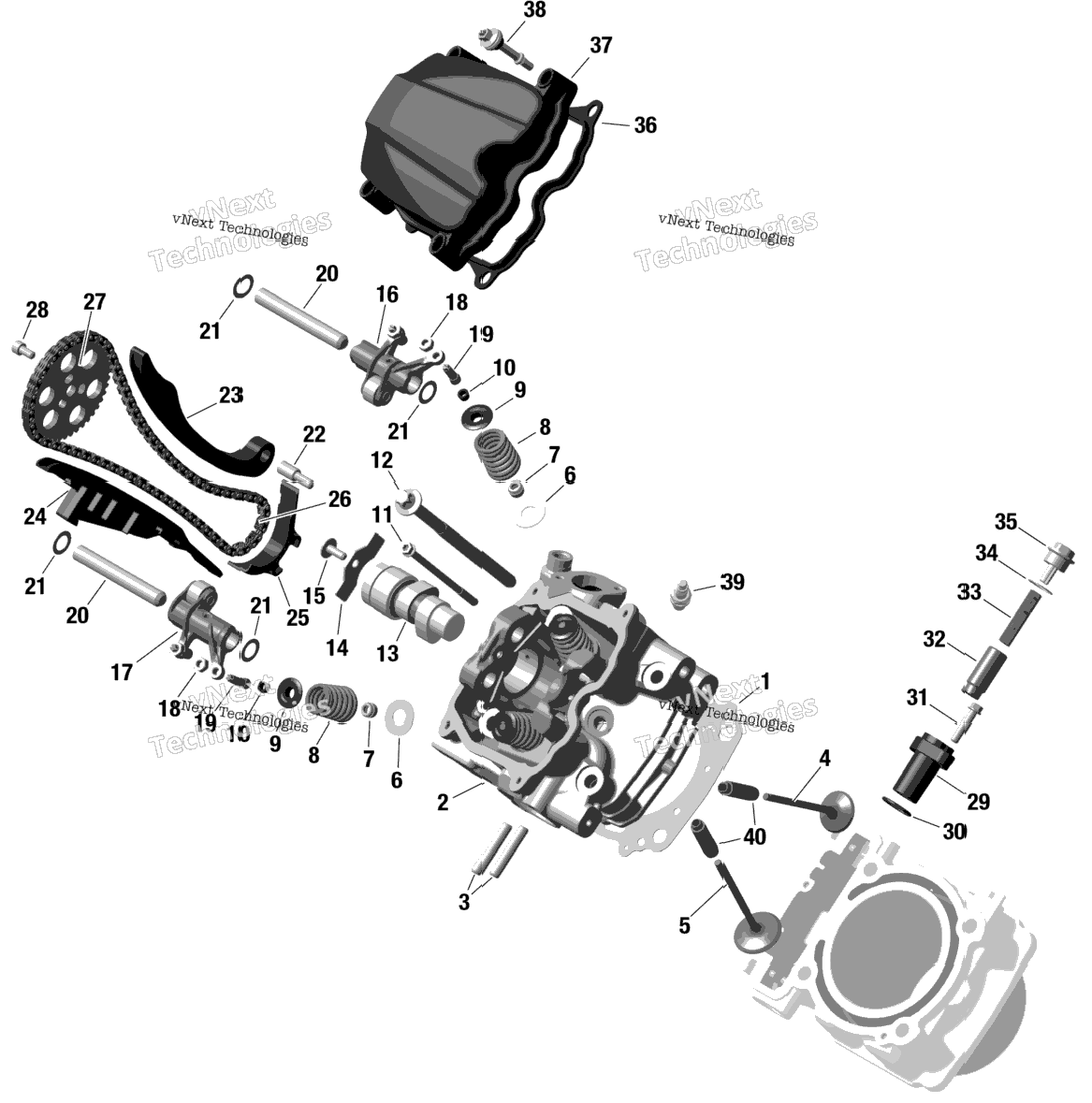 Rotax - Front Cylinder Head