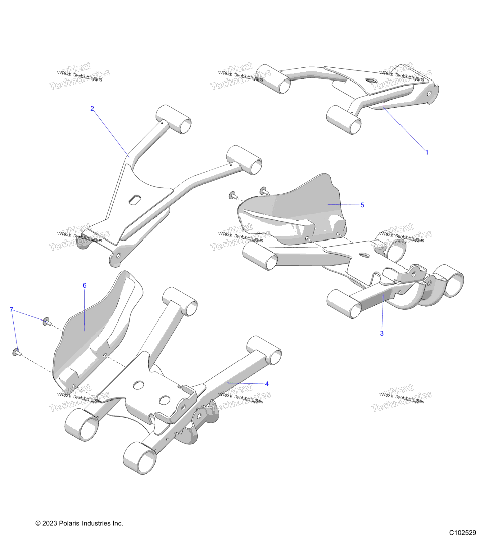 Suspension, Rear Control Arms