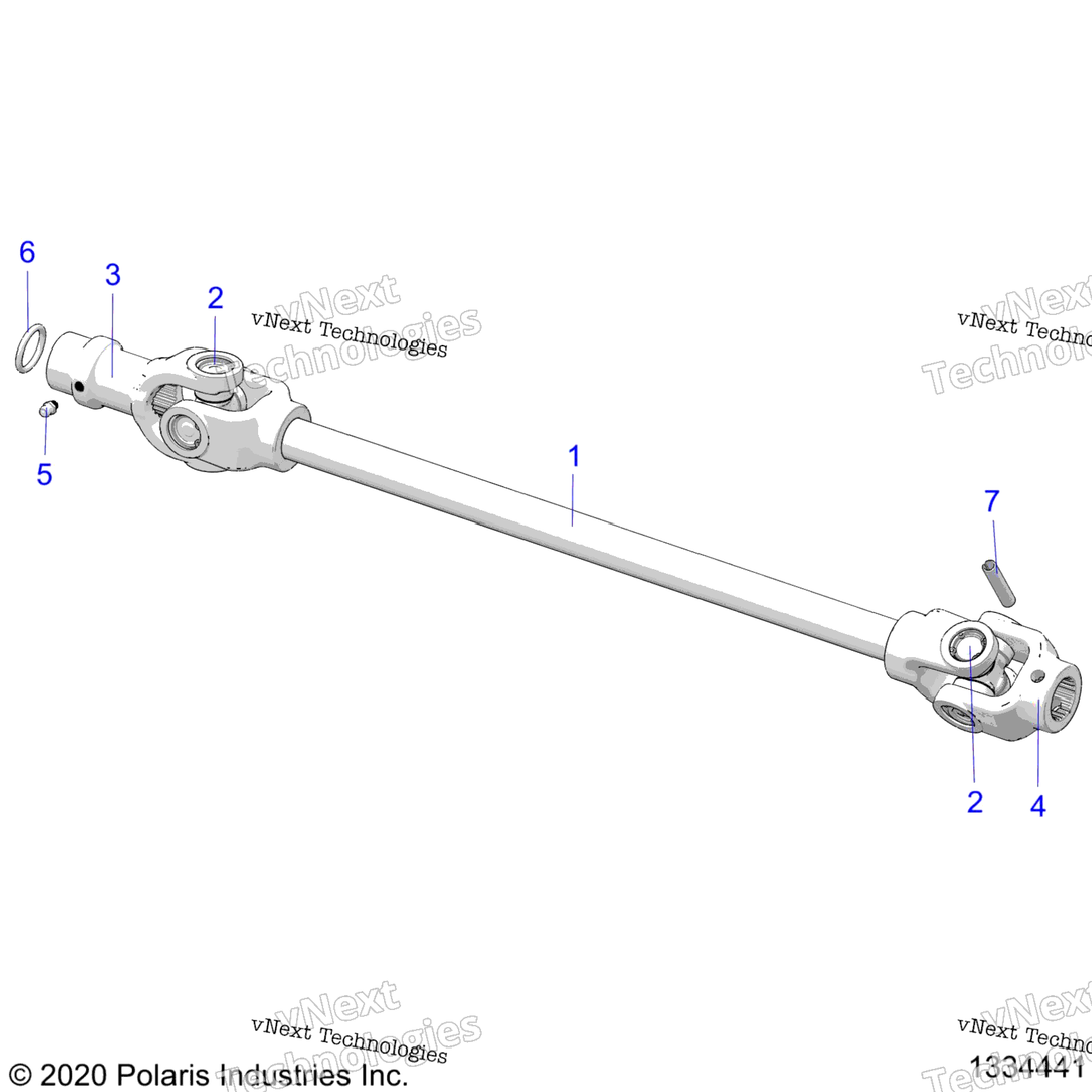 Drive Train, Front Prop Shaft