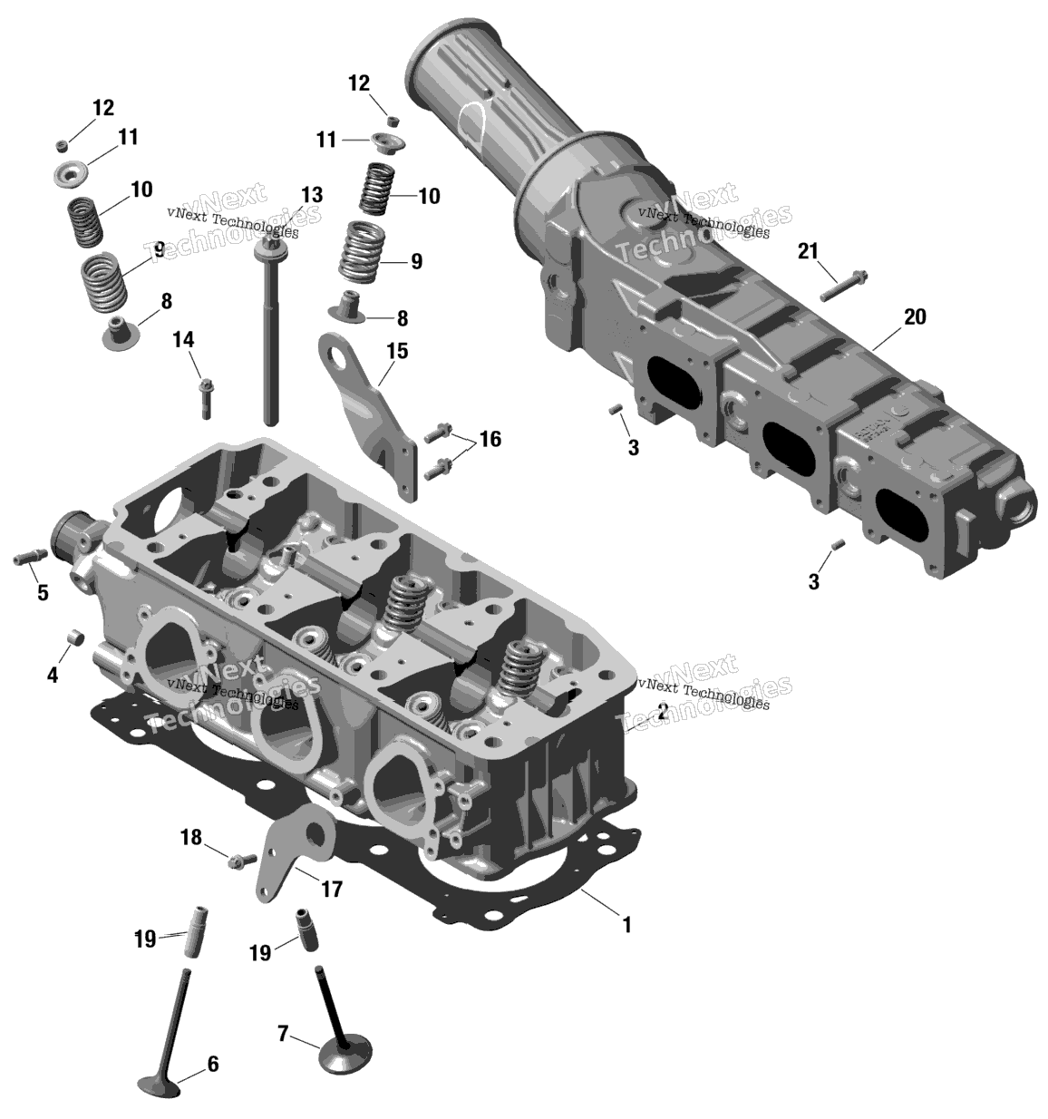 Rotax - Cylinder Head