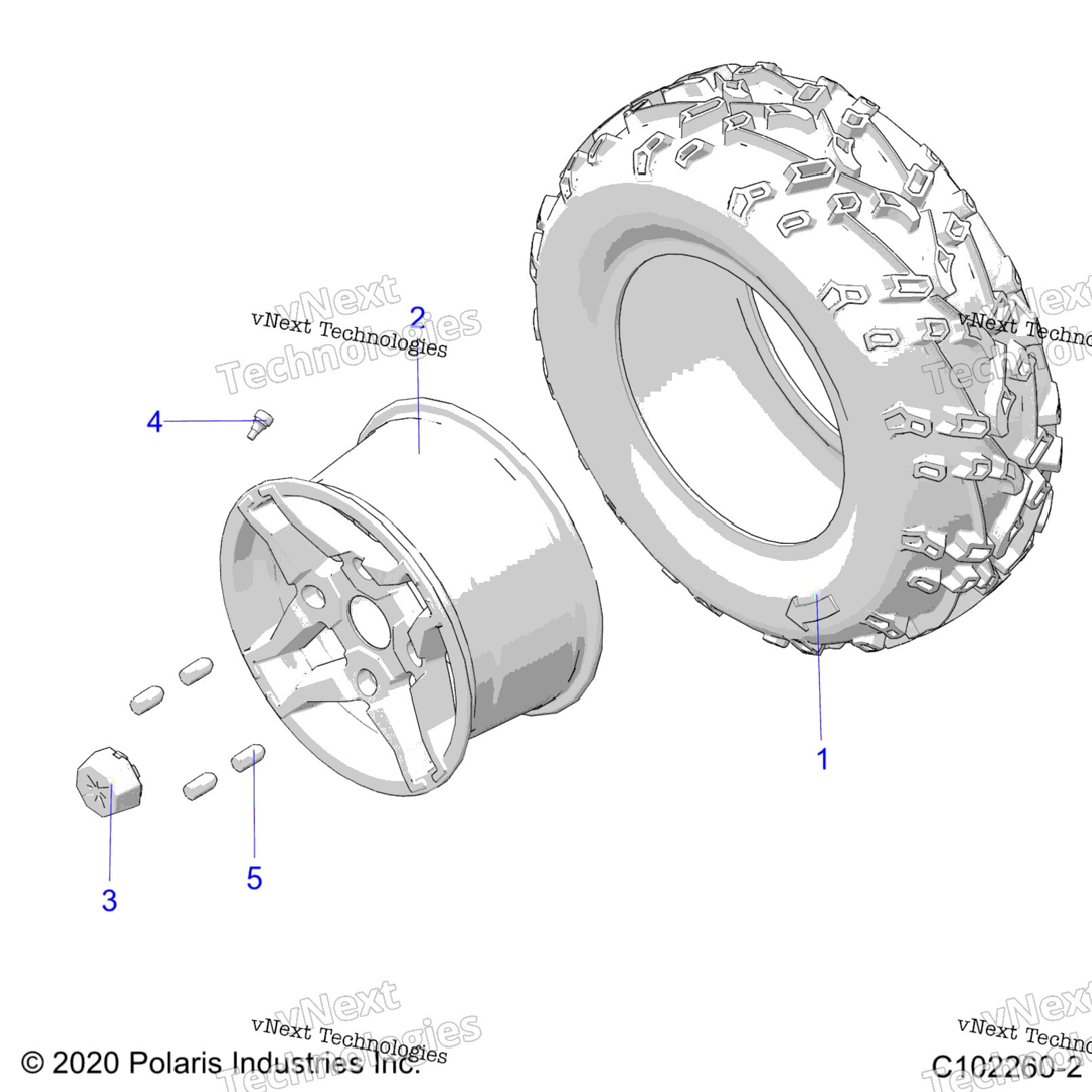 Wheels, Rear Tire