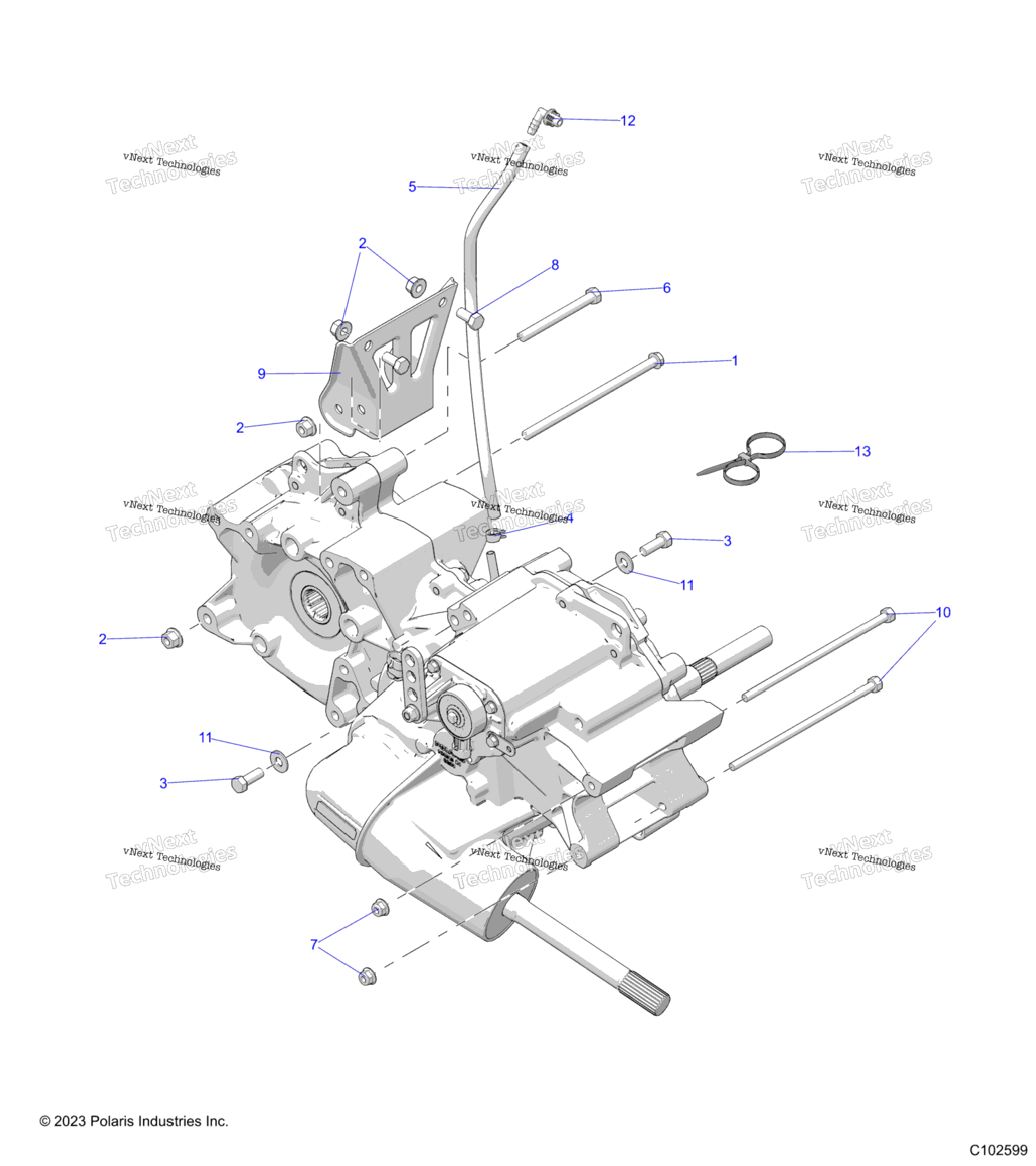 Drive Train, Main Gearcase Mounting