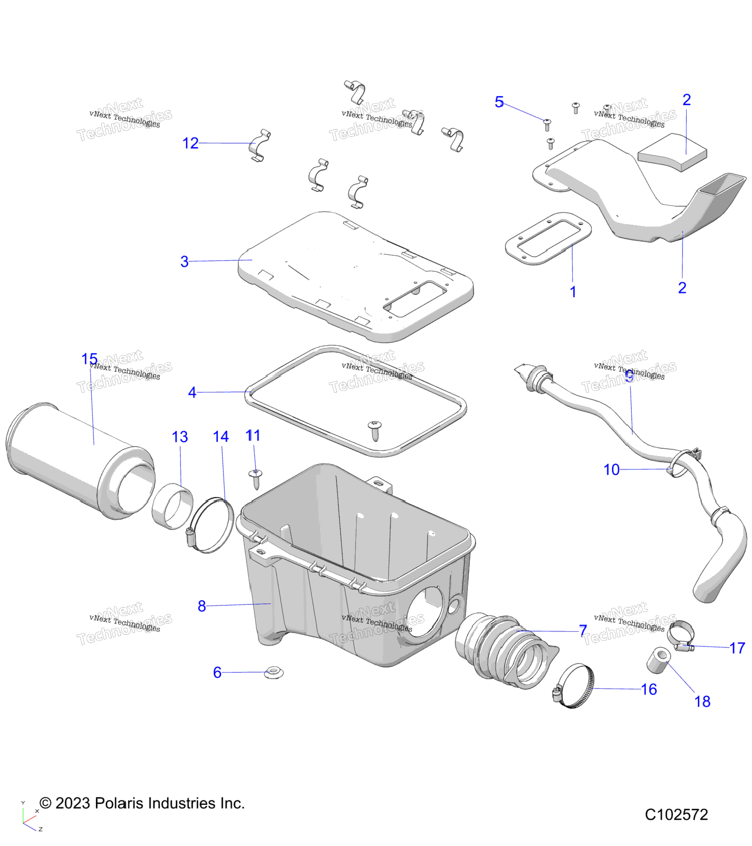 Engine, Air Intake System