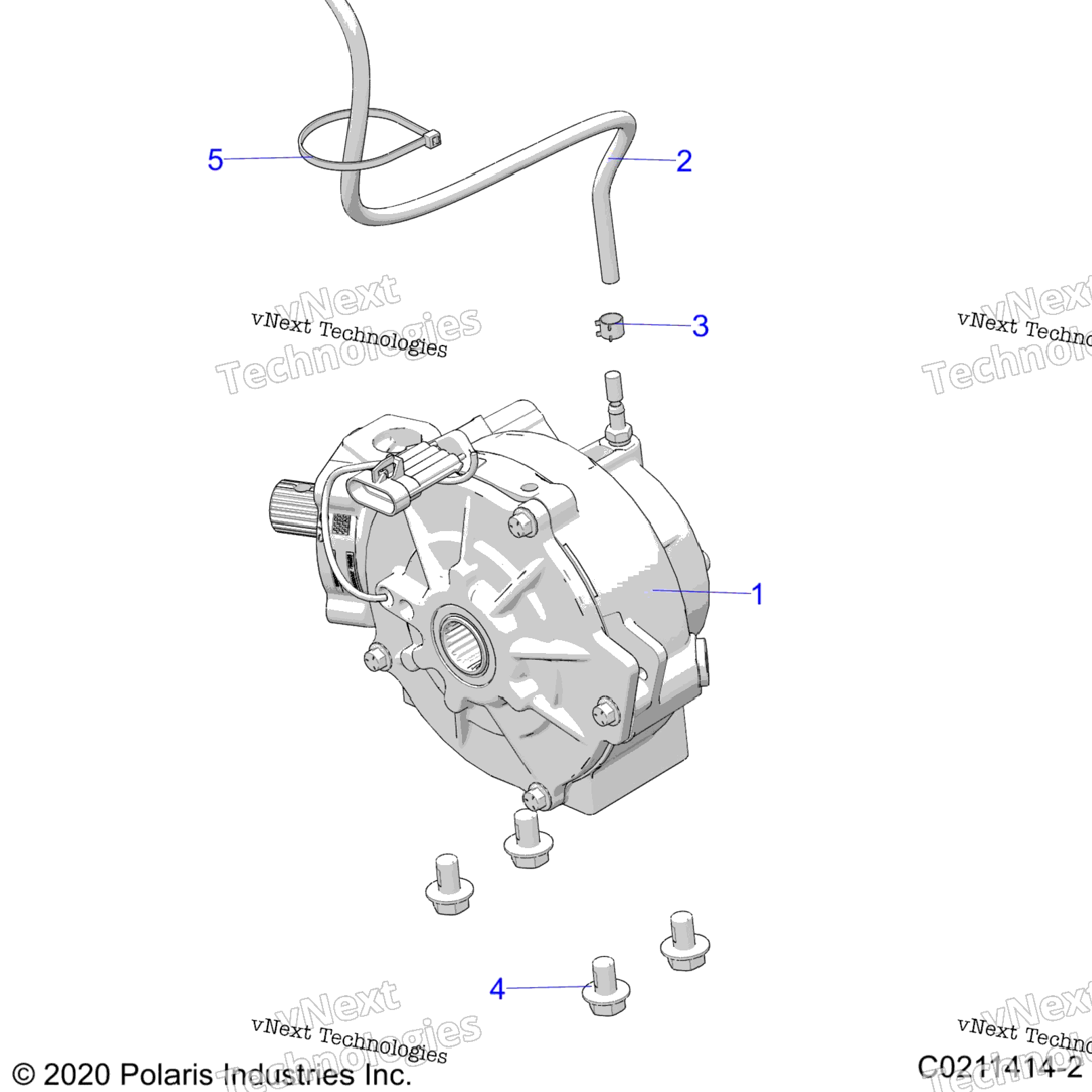 Drive Train, Front Gearcase Mounting